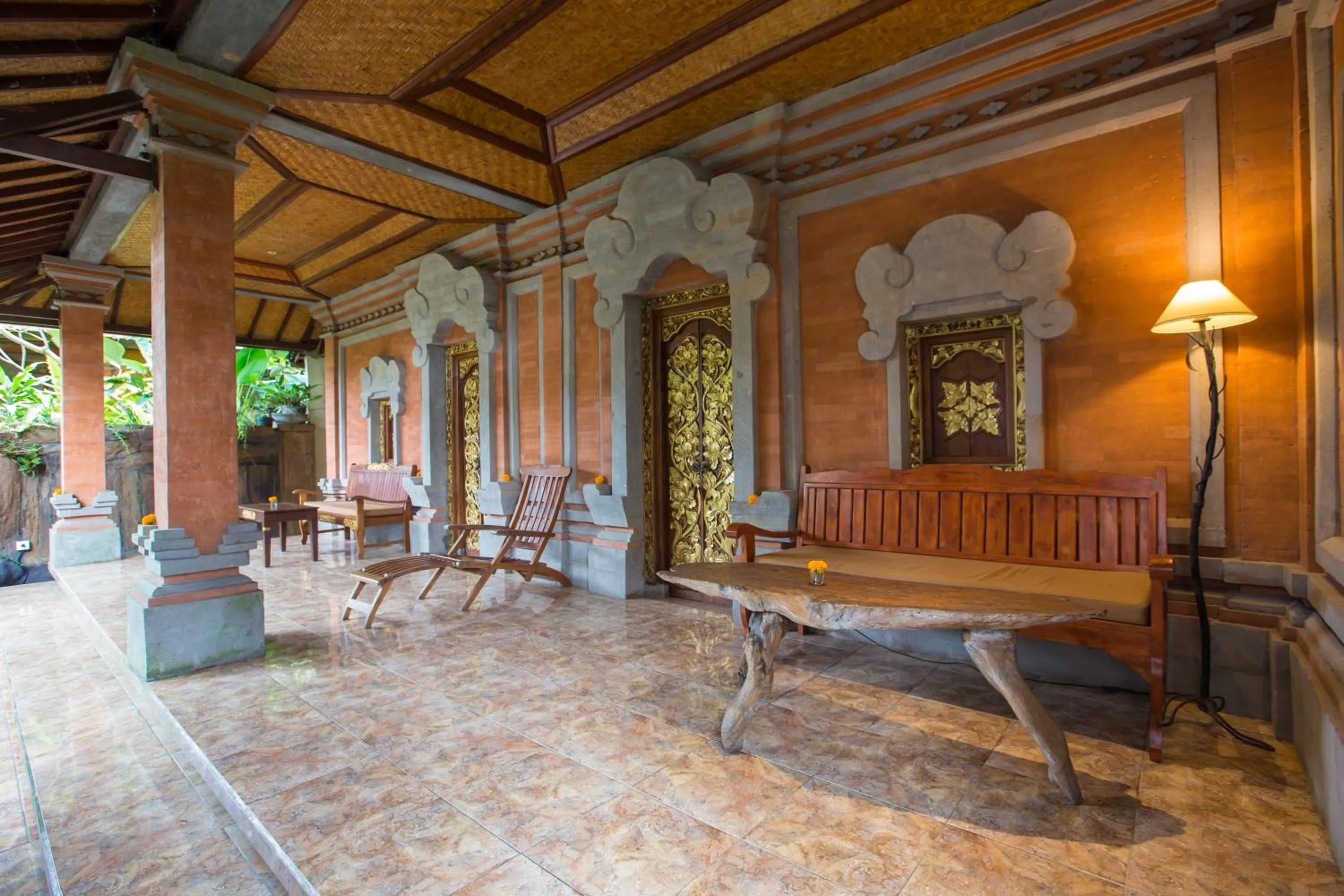 Seating area in Pondok Permata Homestay