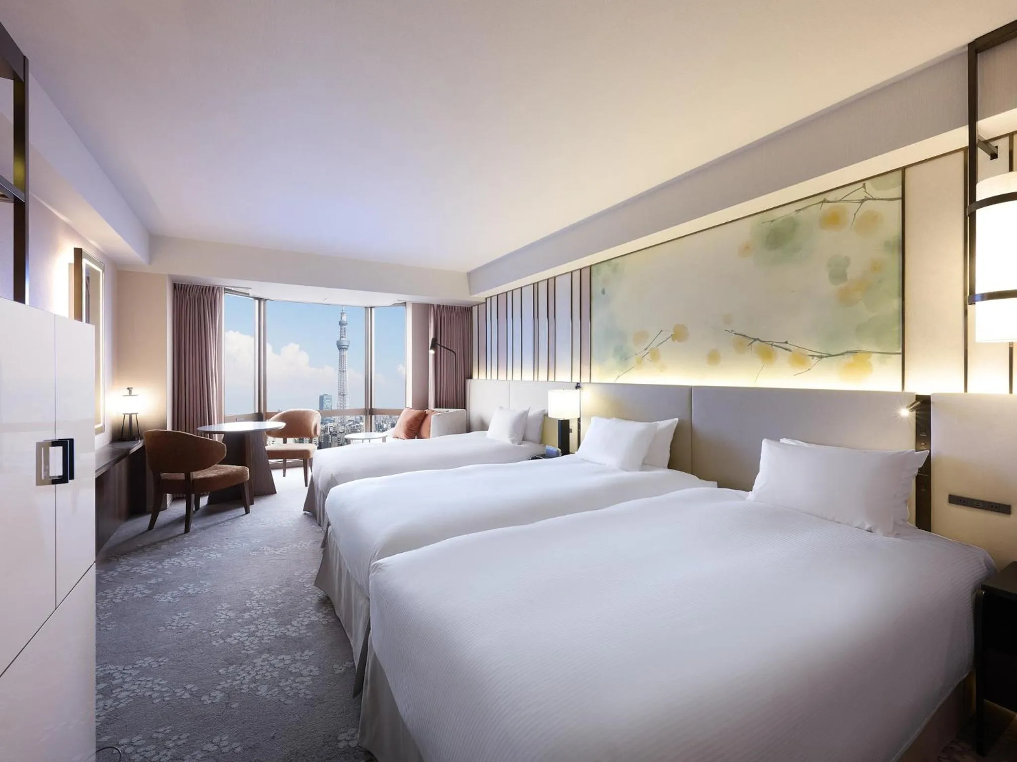 Bed in Asakusa View Hotel