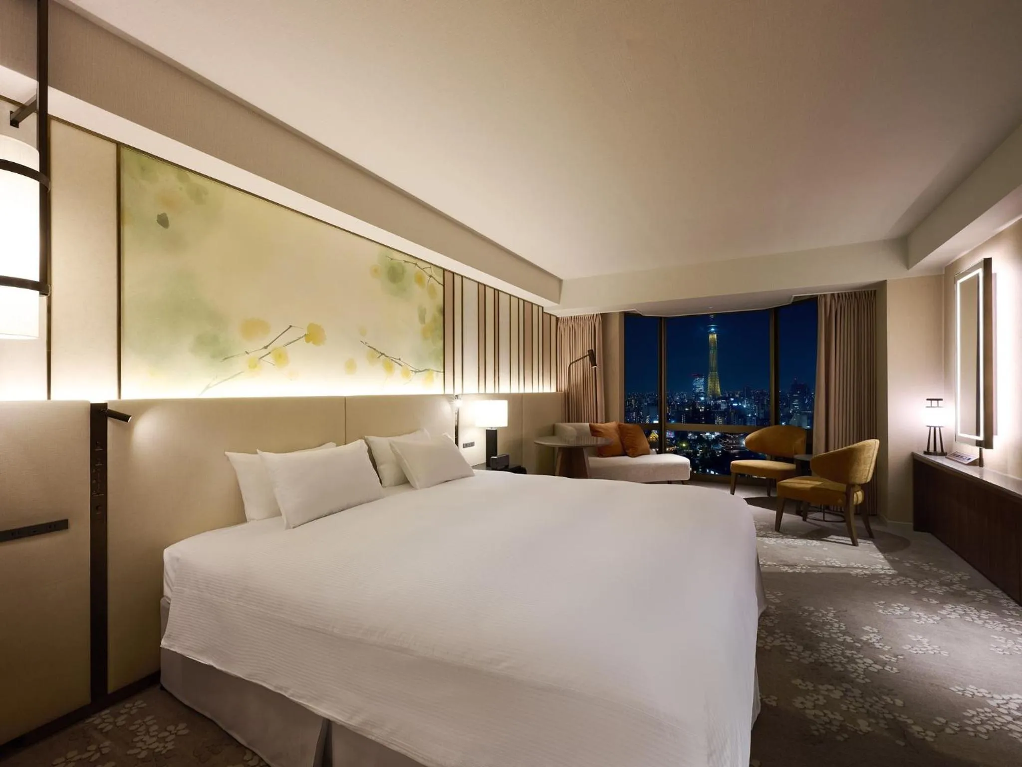 Bed in Asakusa View Hotel