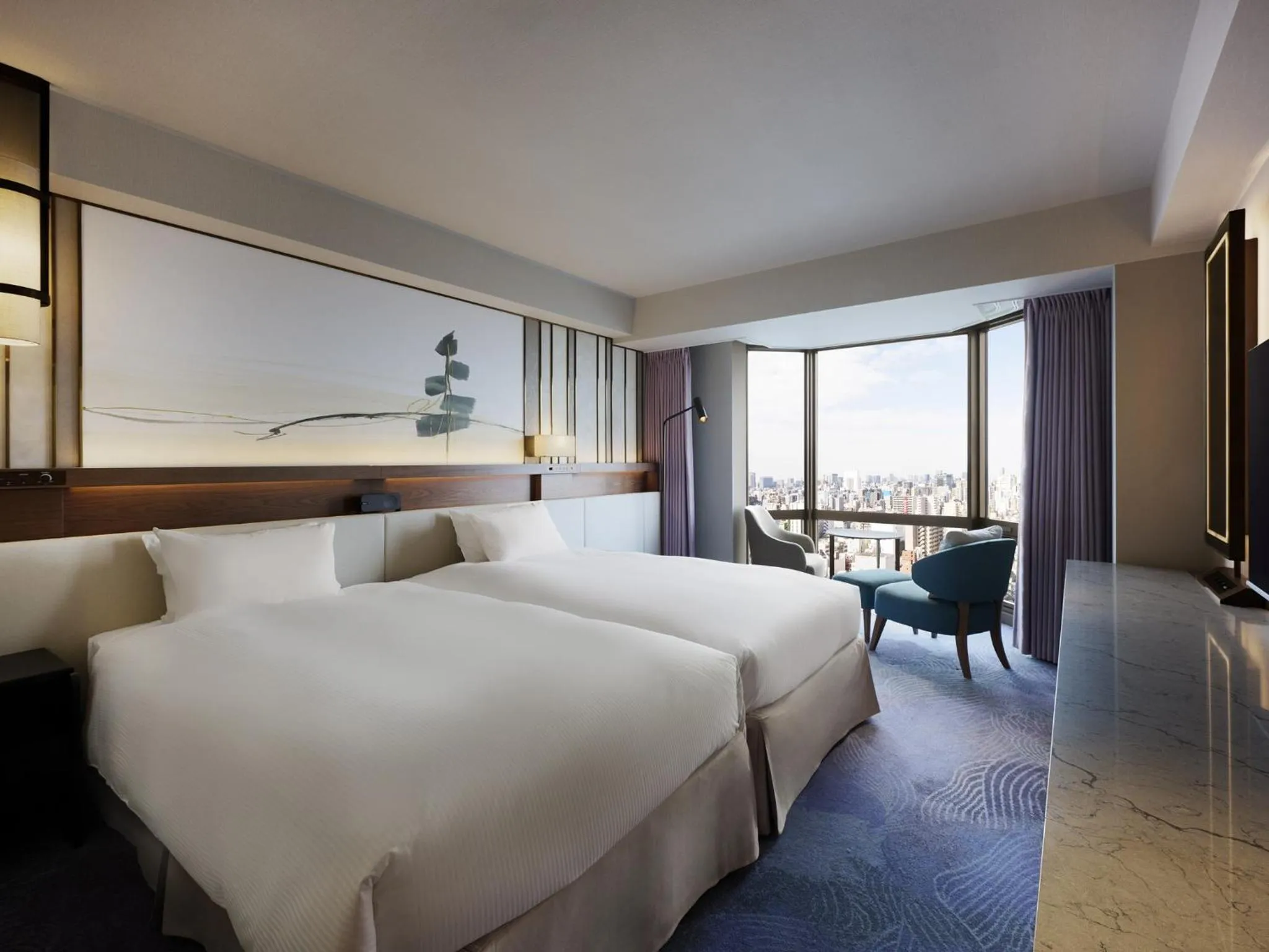 Bed in Asakusa View Hotel