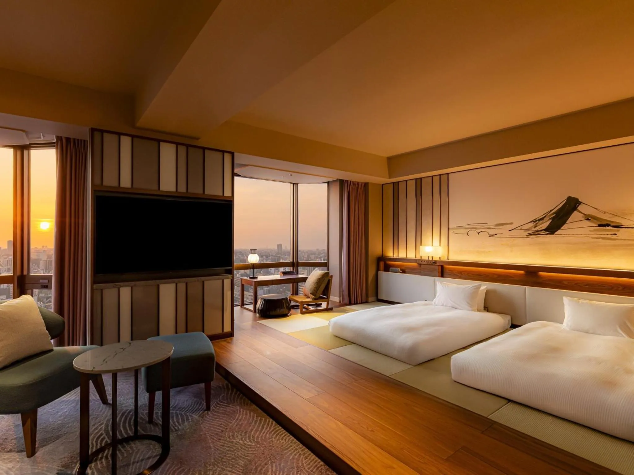 Bed in Asakusa View Hotel