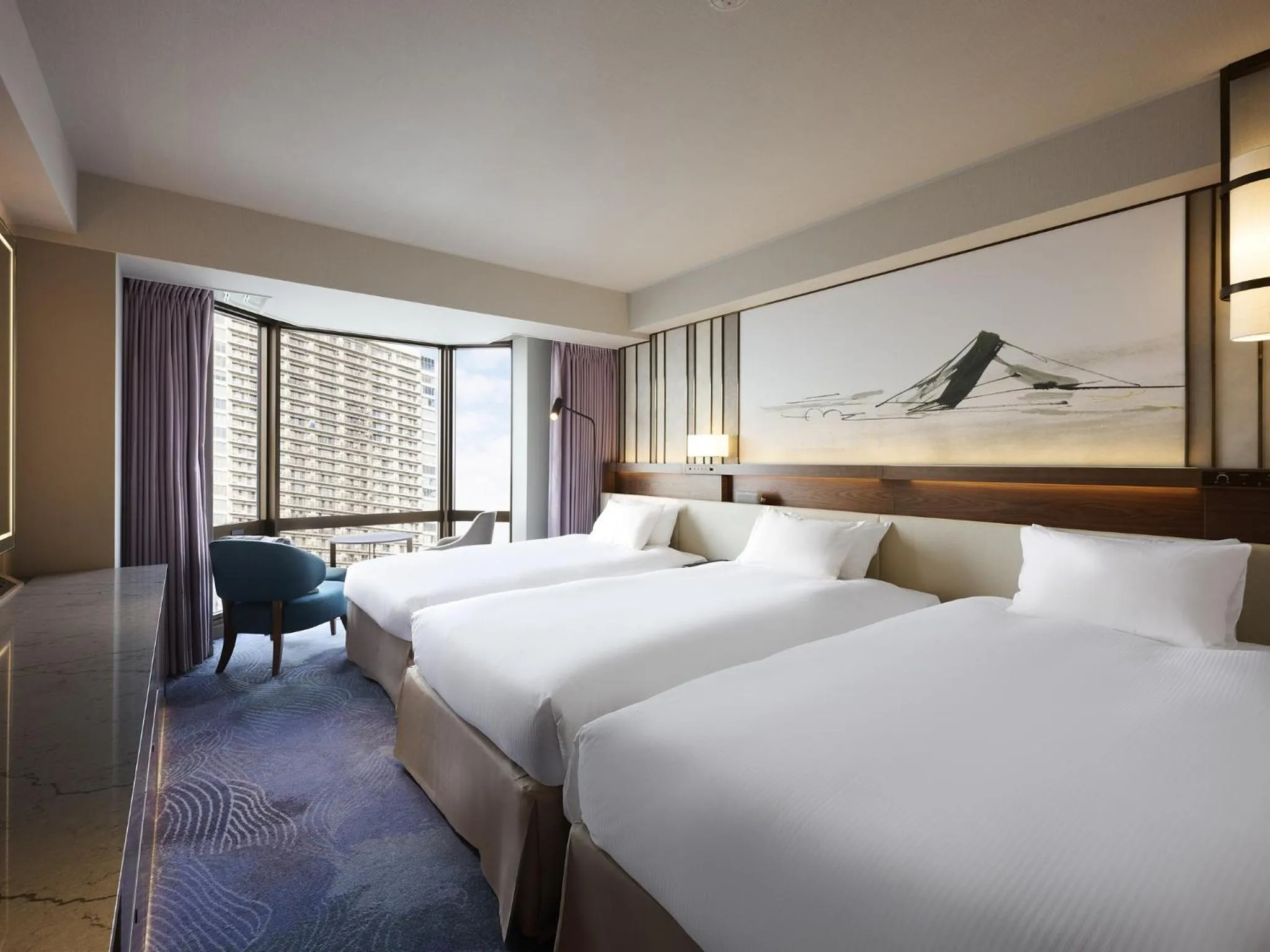 Bed in Asakusa View Hotel