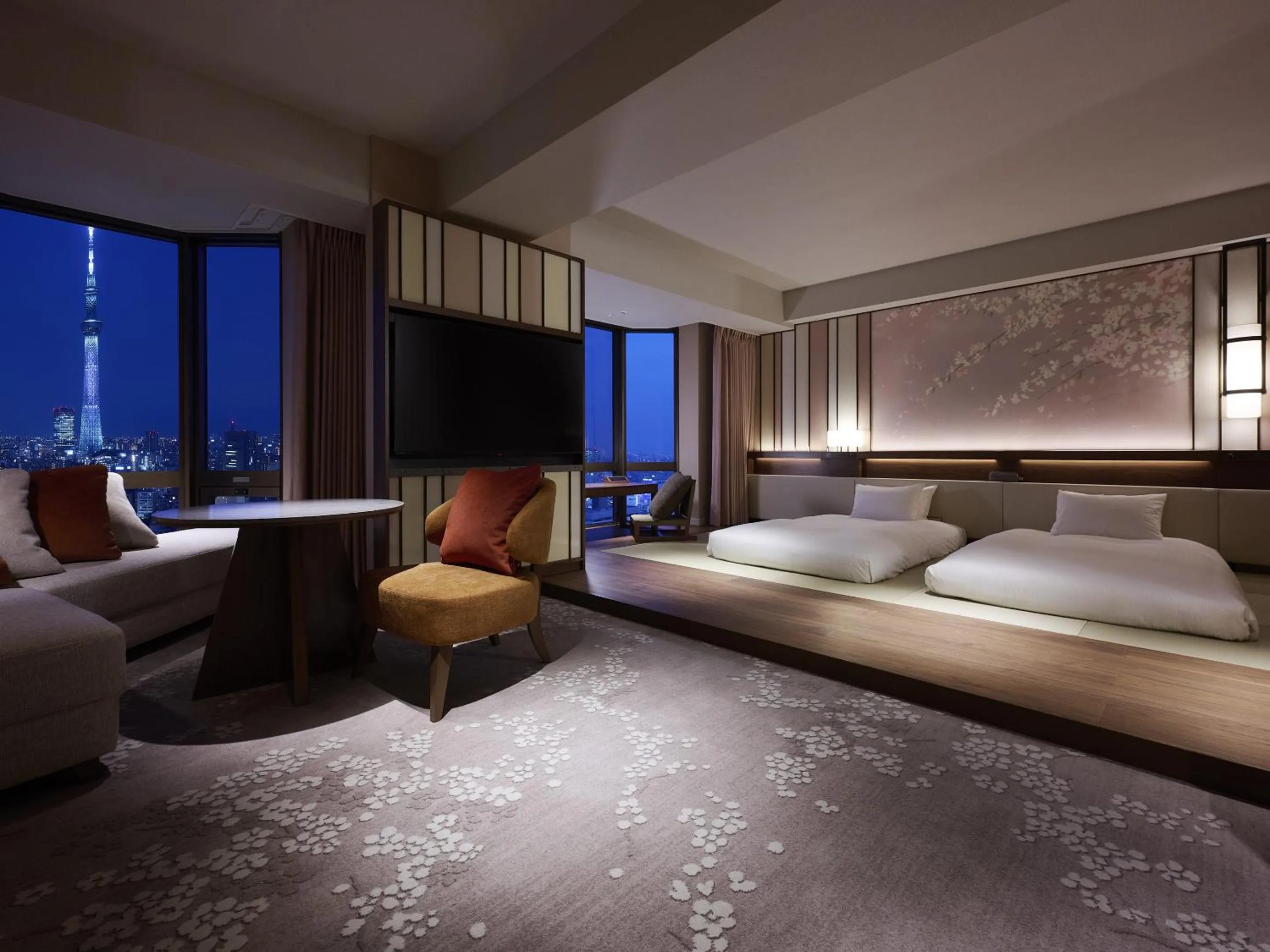 Bed in Asakusa View Hotel