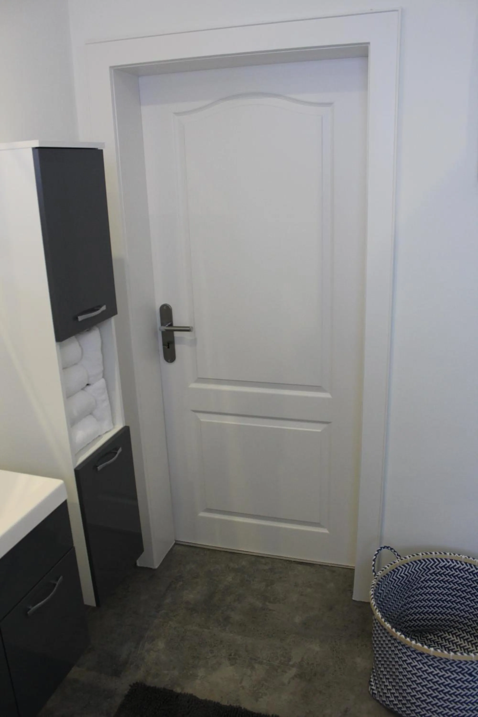 Bathroom in Monteurwohnung Ferienwohnung Rose in Isenbüttel Nähe Gifhorn, Wolfsburg, Braunschweig