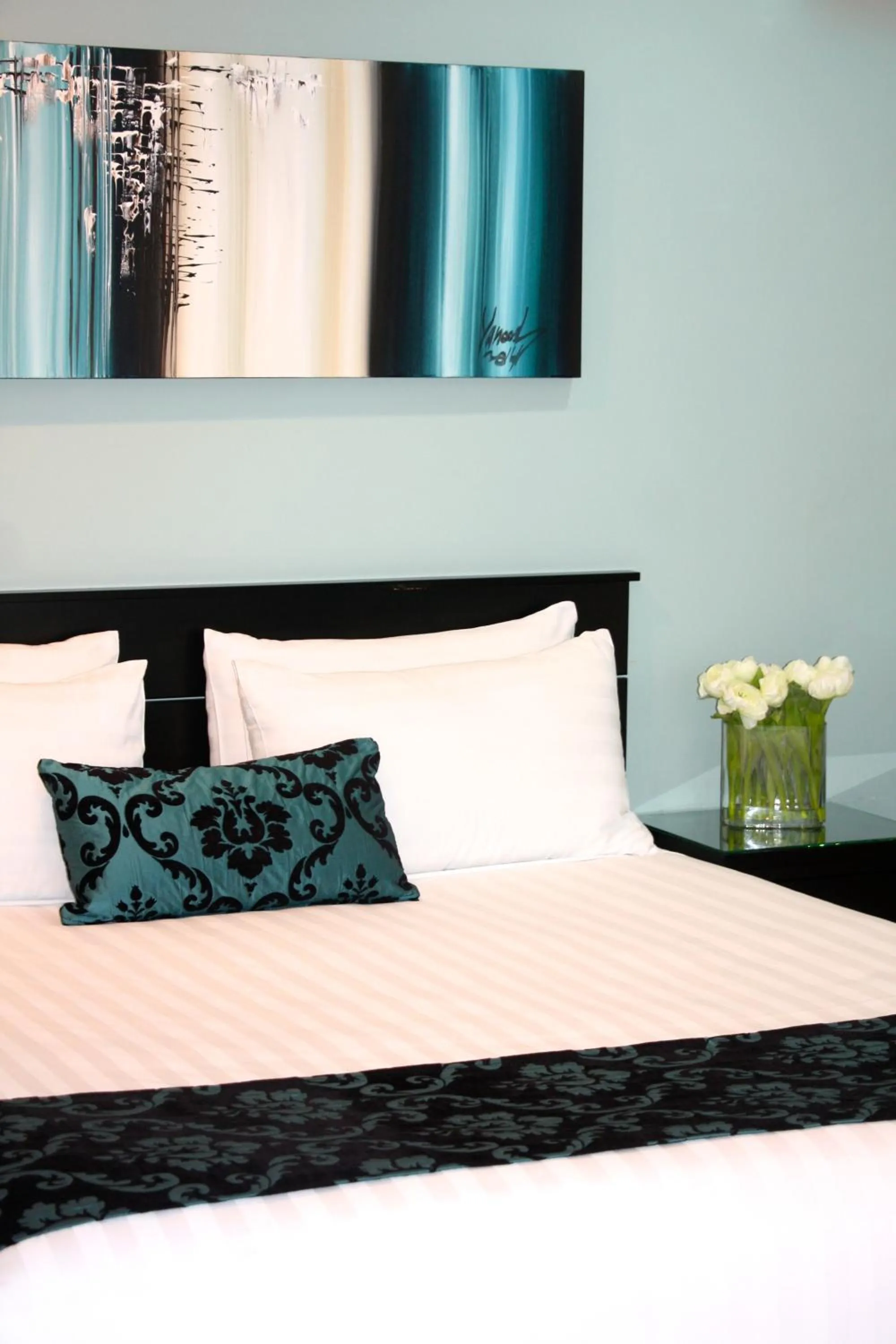 Decorative detail, Bed in Camelot On Ulster