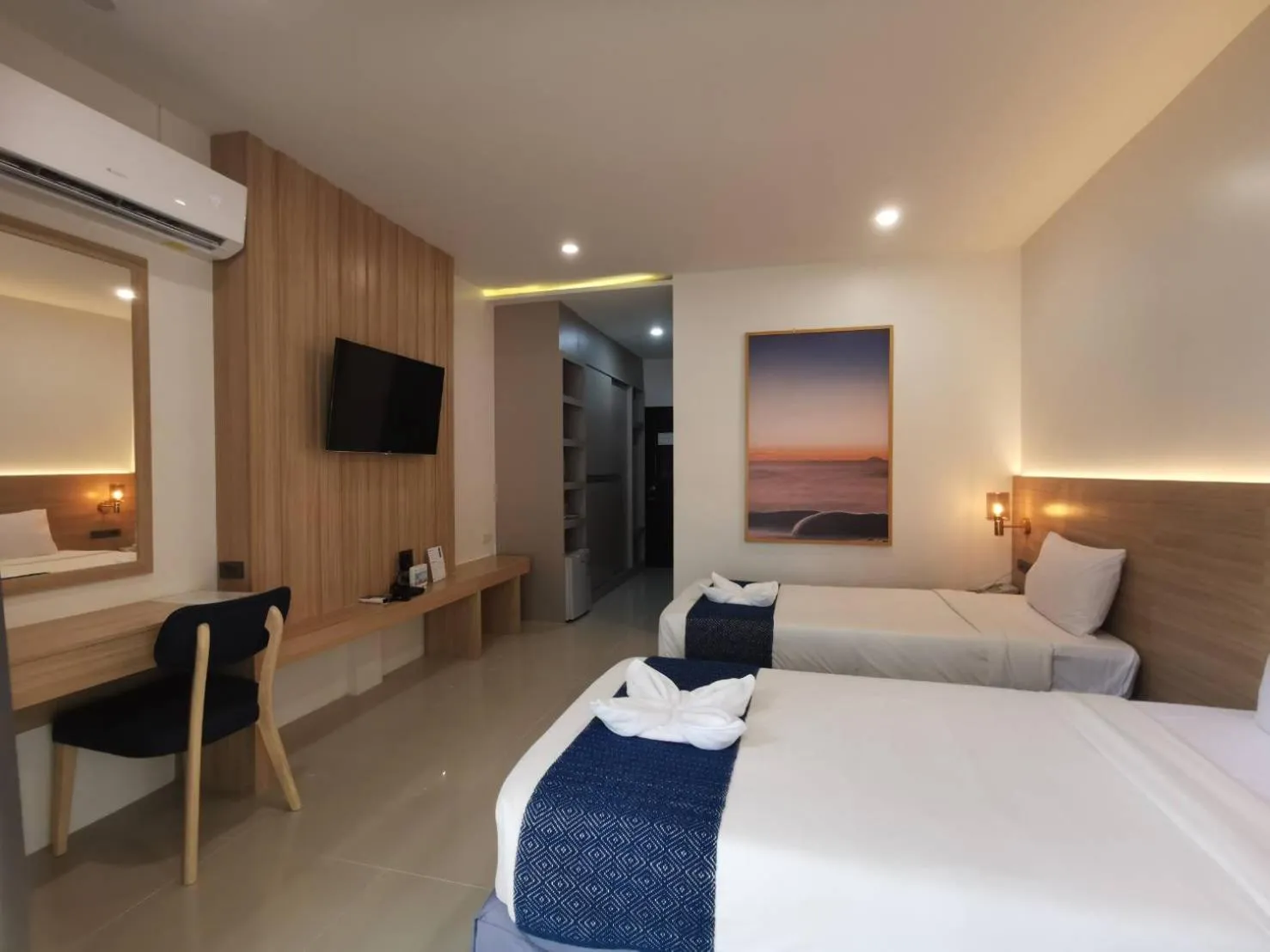 Bed in Nana Beach Hotel & Resort