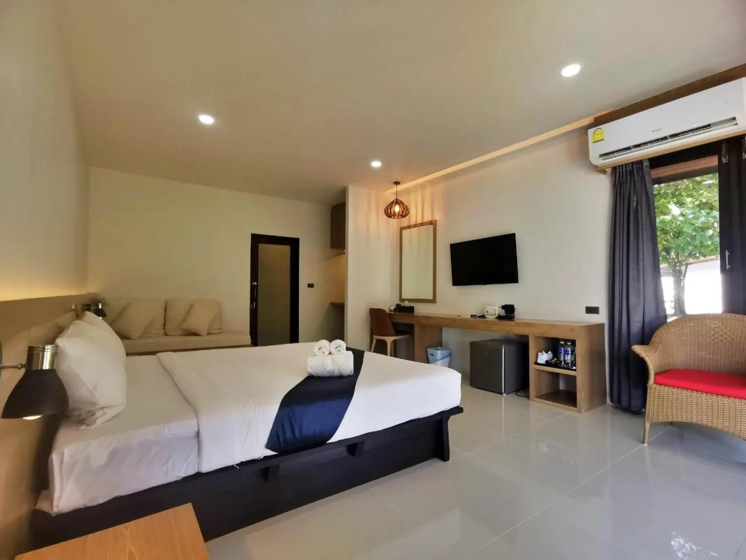 Bed in Nana Beach Hotel & Resort