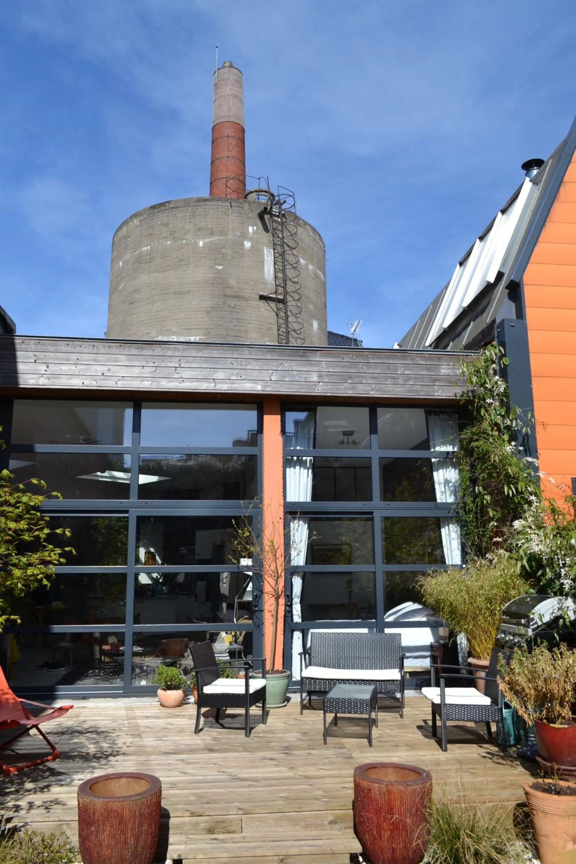 Patio in Chambre d'hôtes la Teinturerie