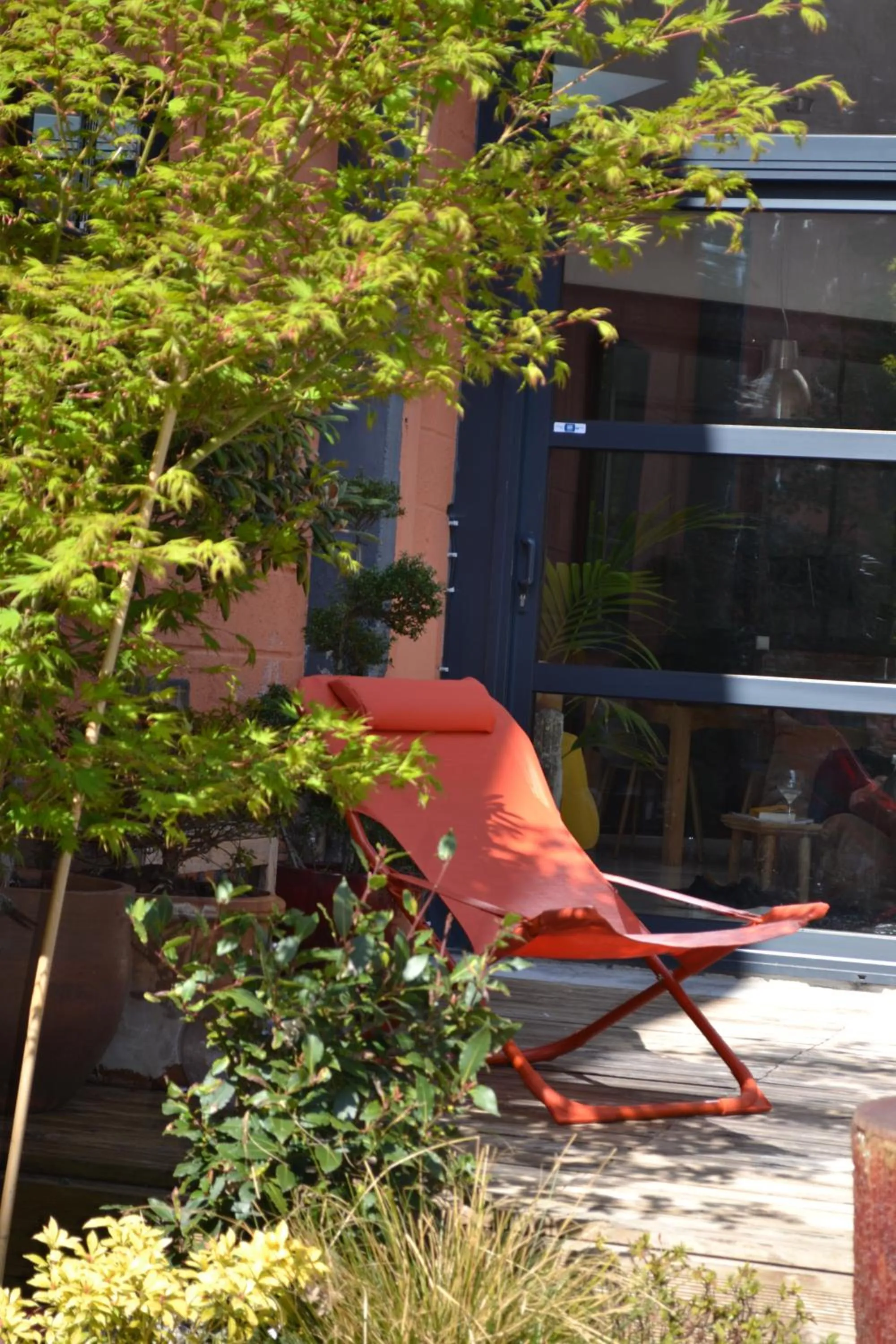 Patio in Chambre d'hôtes la Teinturerie