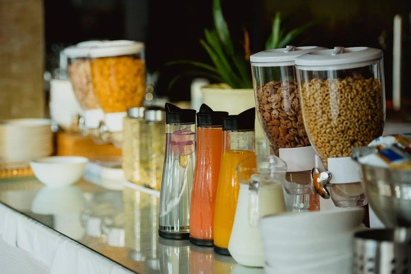 Buffet breakfast in Villa Santa Maria