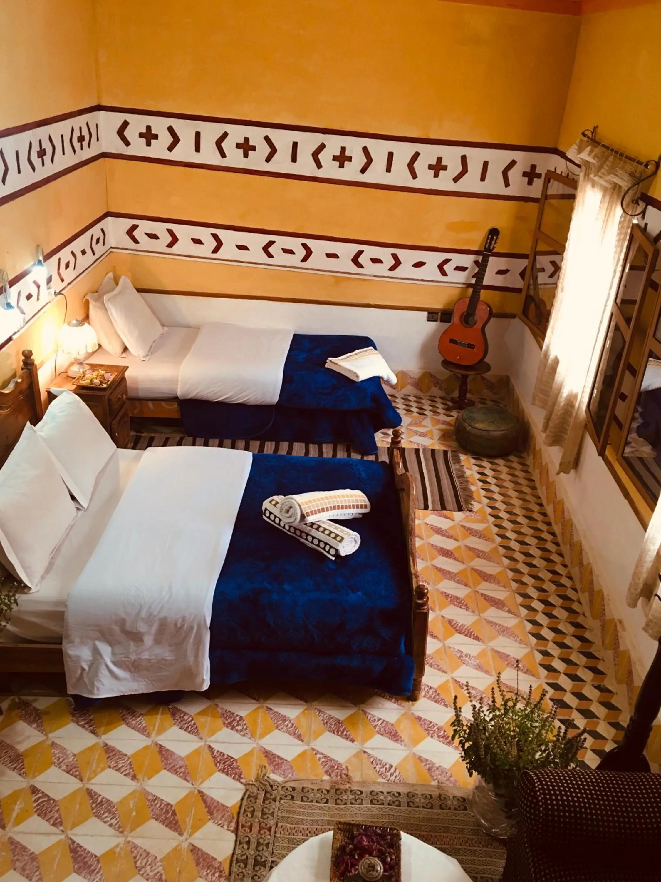 Photo of the whole room, Bed in Hôtel panoramique de la vallée