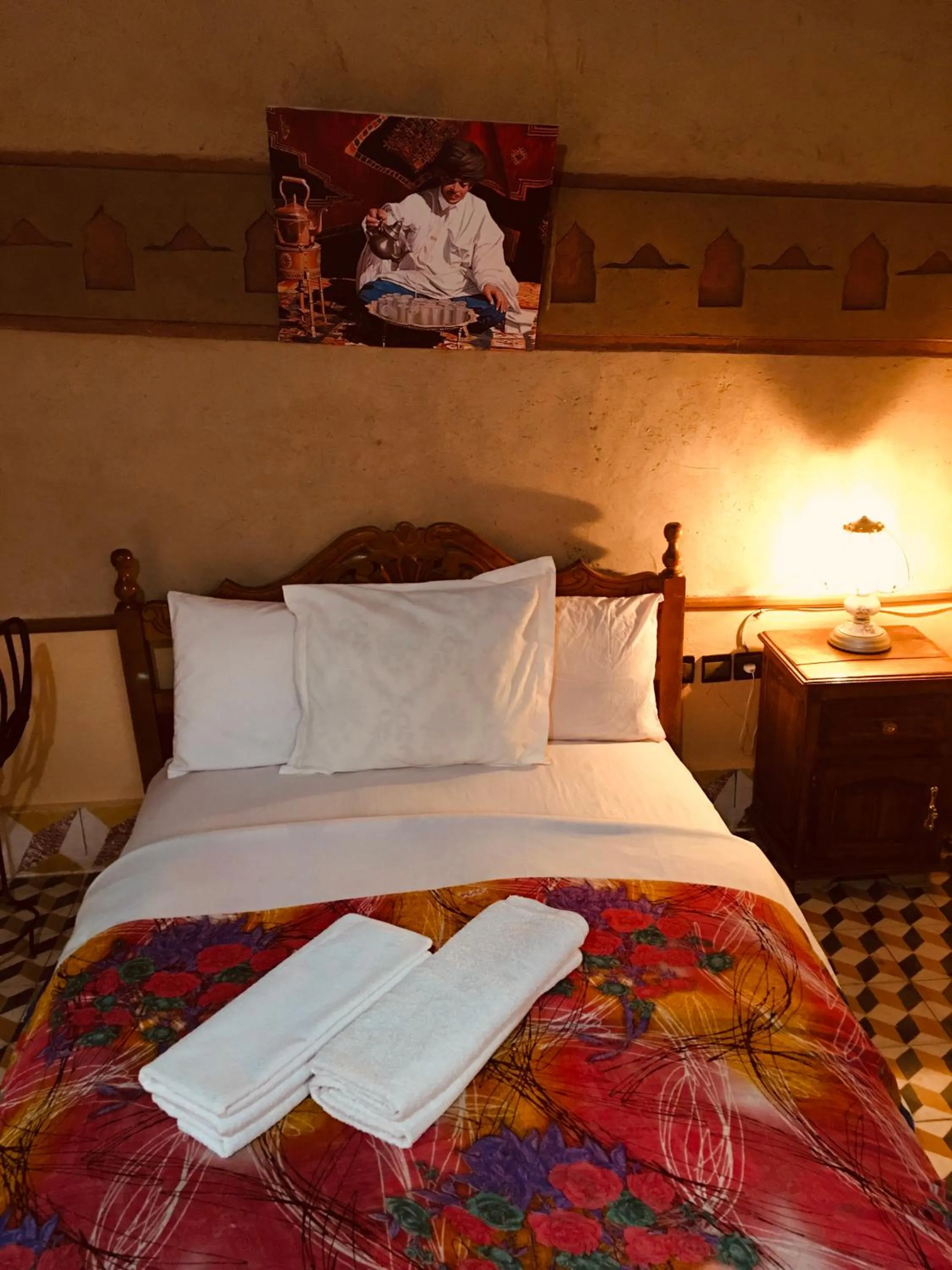 Bed in Hôtel panoramique de la vallée