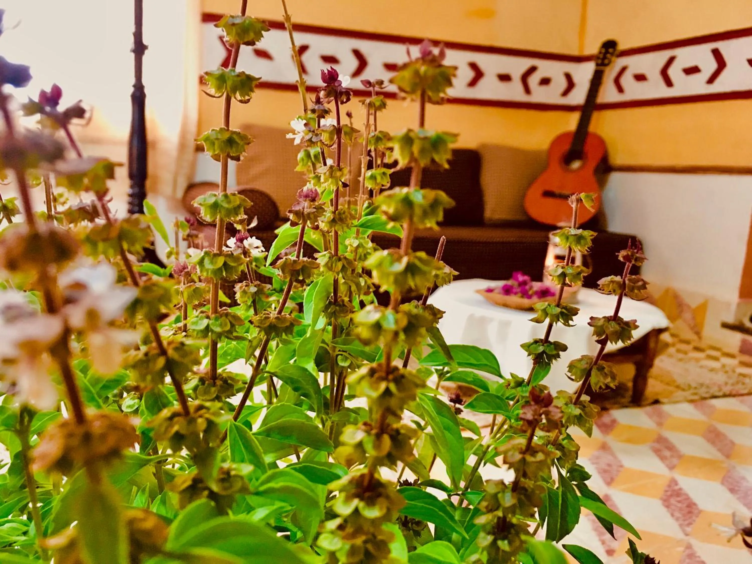 Bedroom in Hôtel panoramique de la vallée