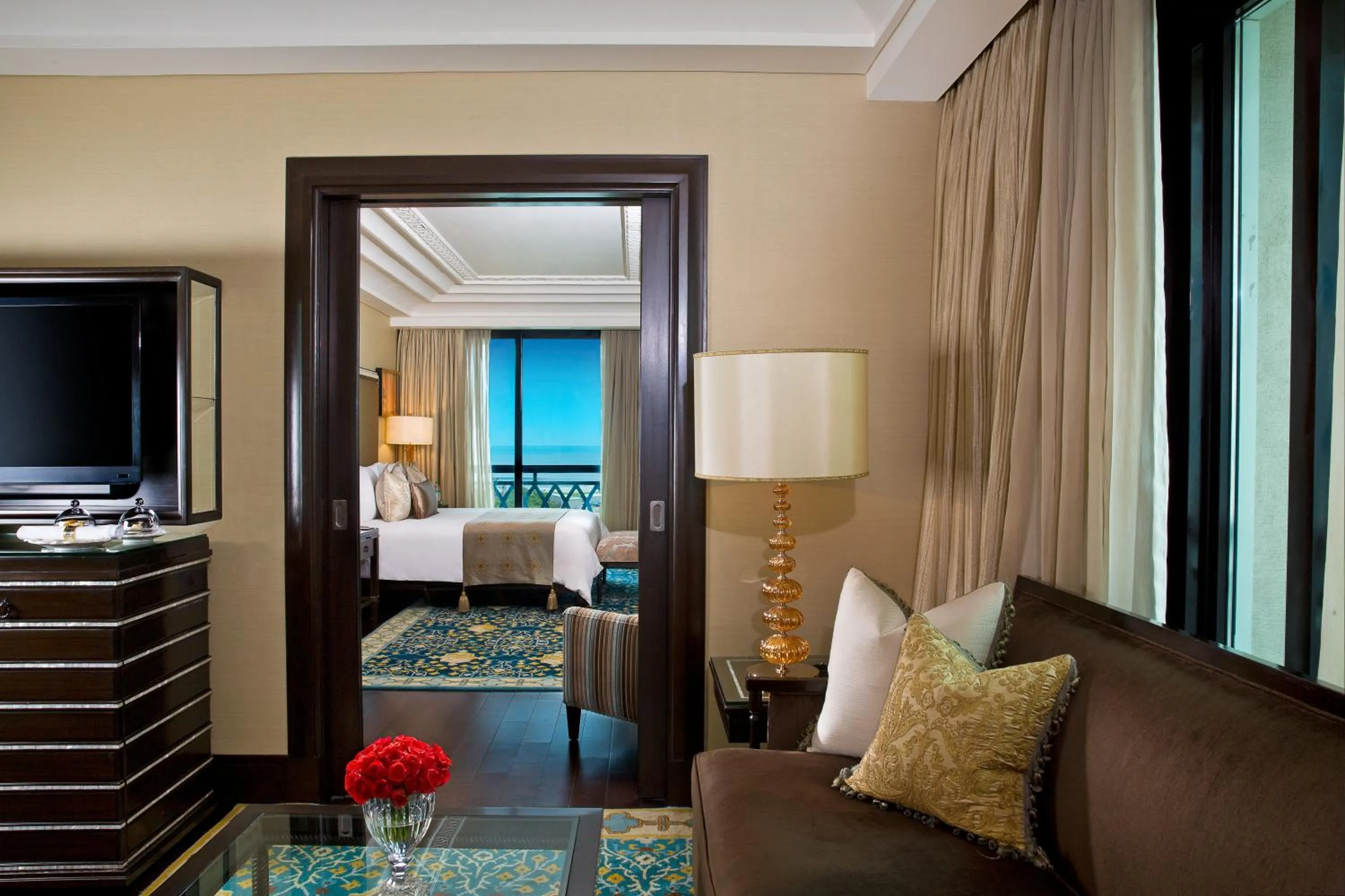 View (from property/room), Bed in The Leela Palace Chennai