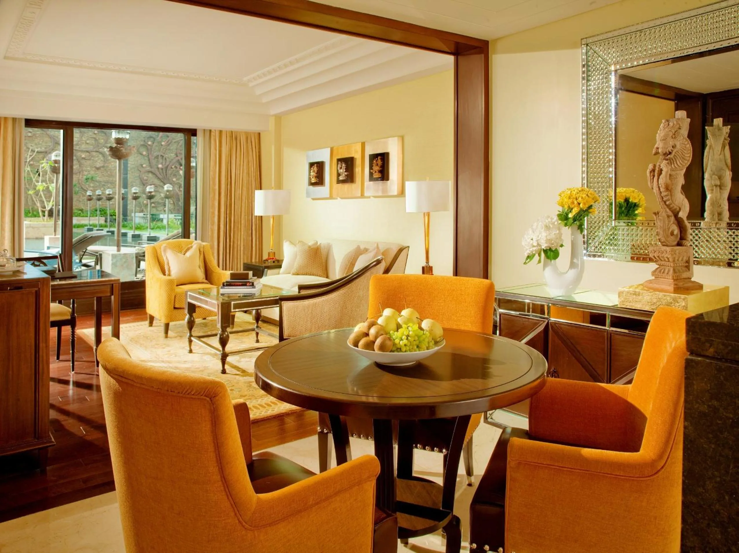 Living room in The Leela Palace Chennai