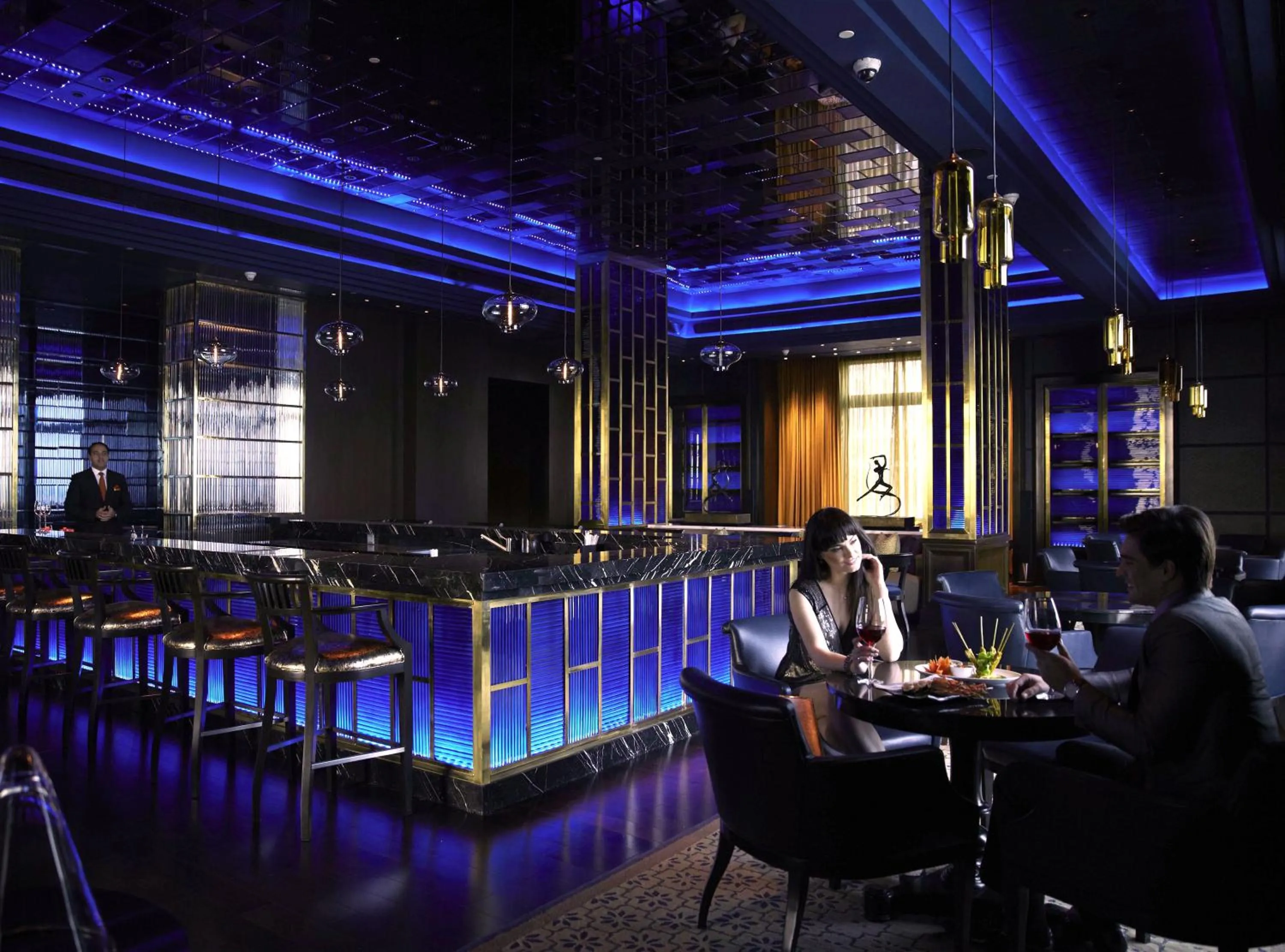 Lounge or bar in The Leela Palace Chennai