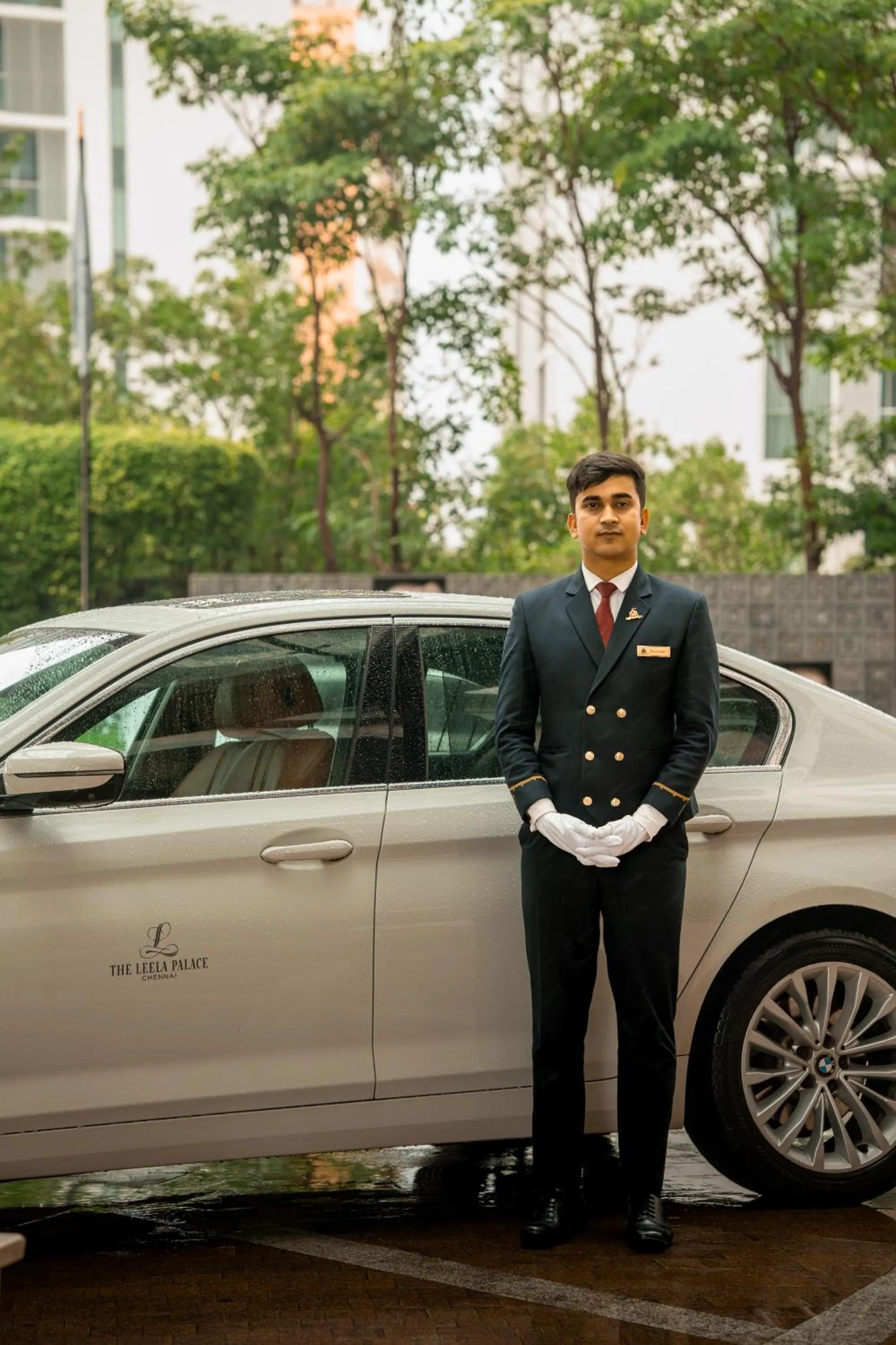 Parking in The Leela Palace Chennai