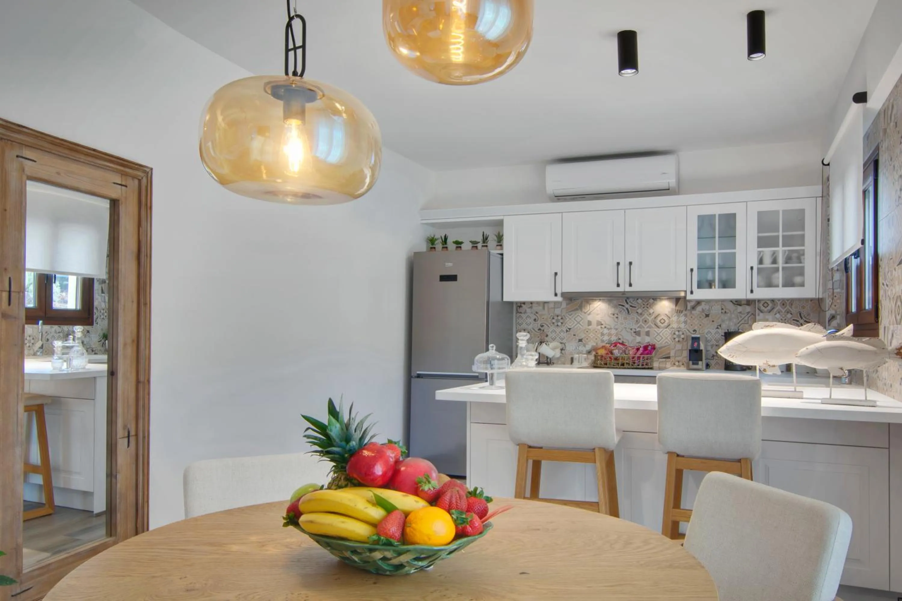 Dining area in Valtos Beach Hotel