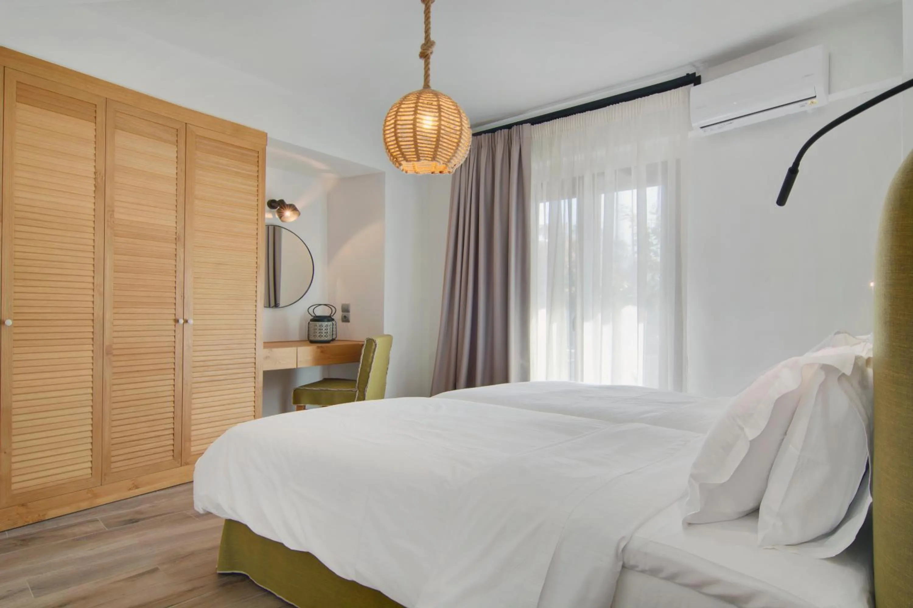 Bed in Valtos Beach Hotel