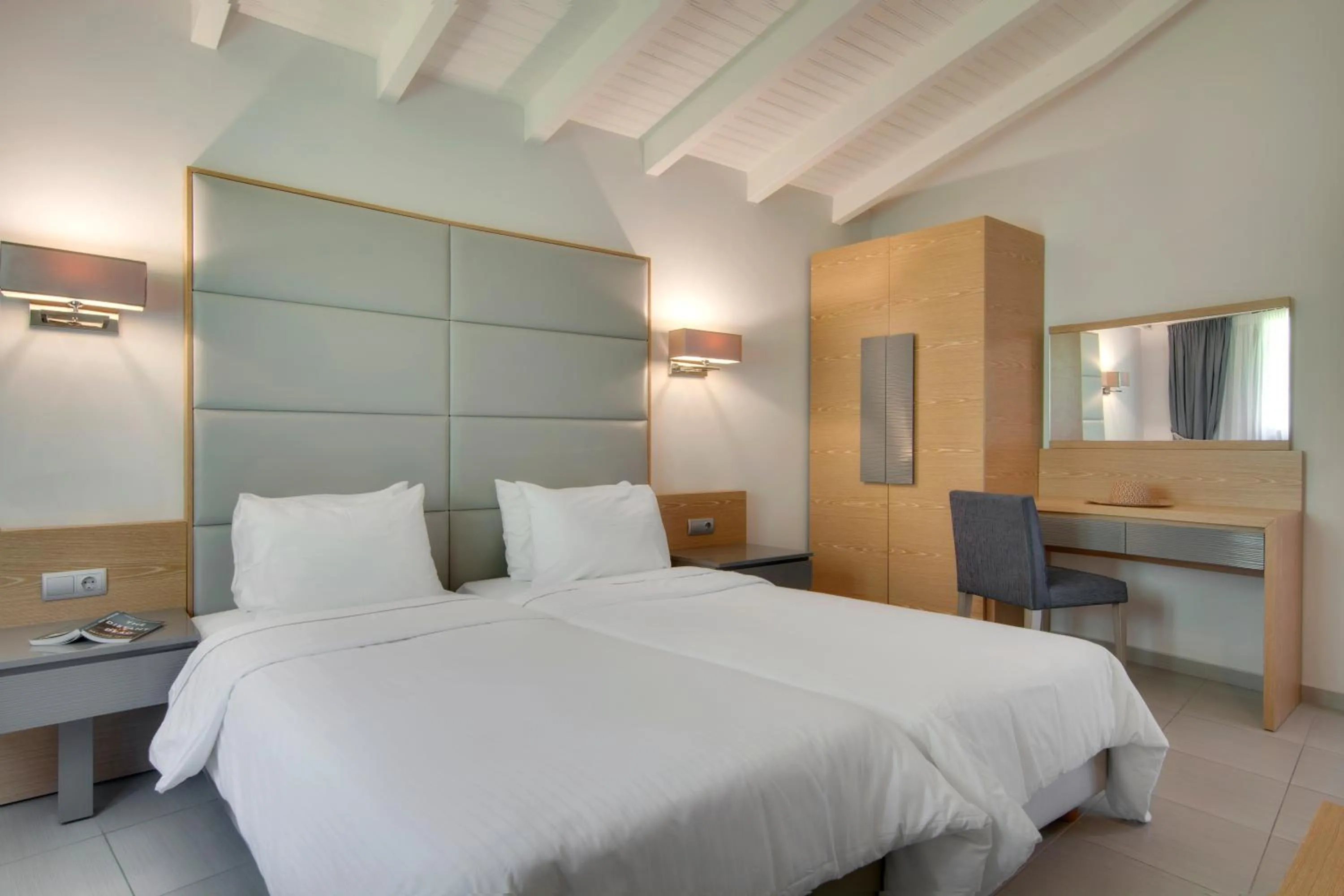 Bed in Valtos Beach Hotel