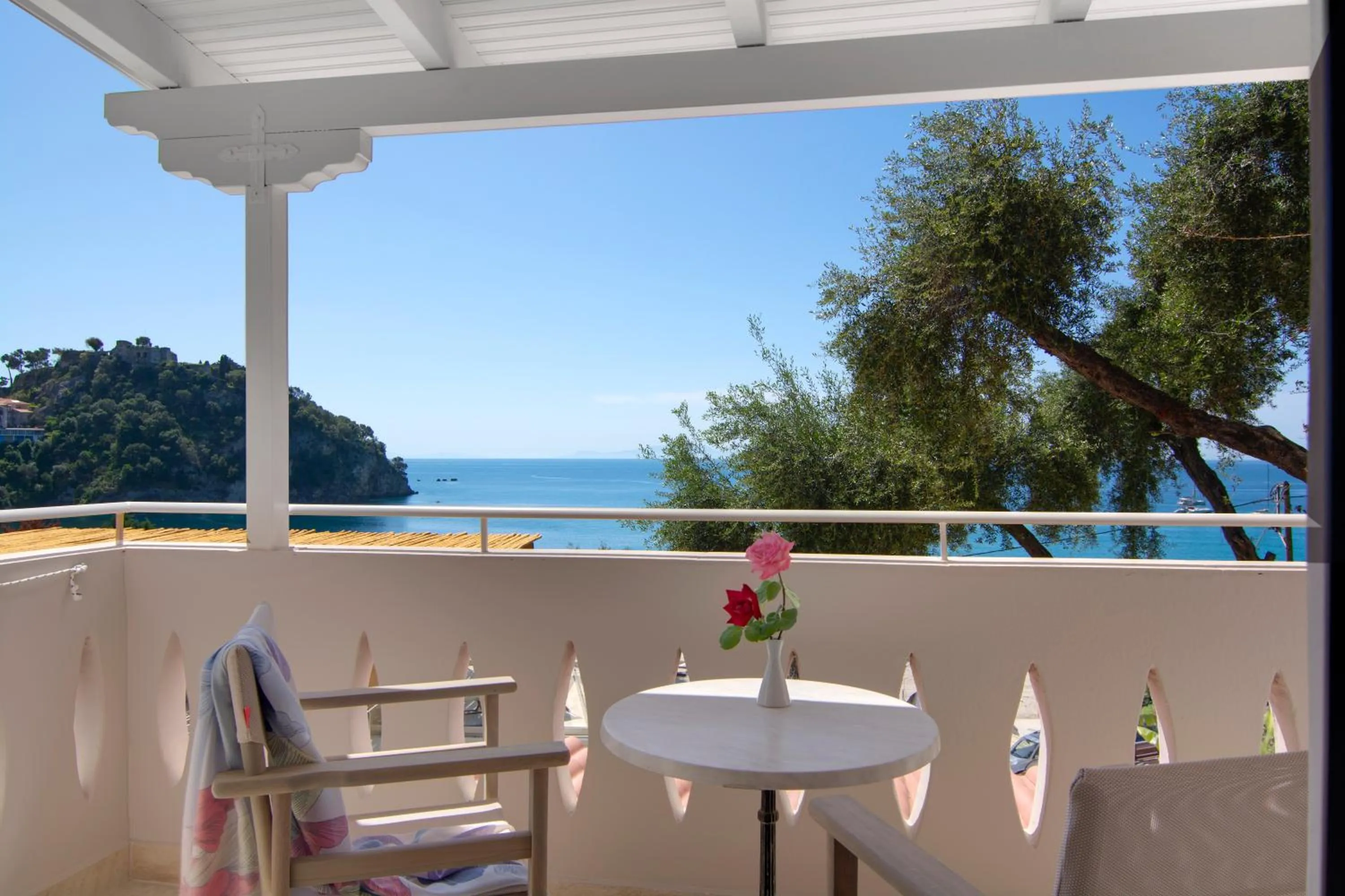 Balcony/Terrace in Valtos Beach Hotel