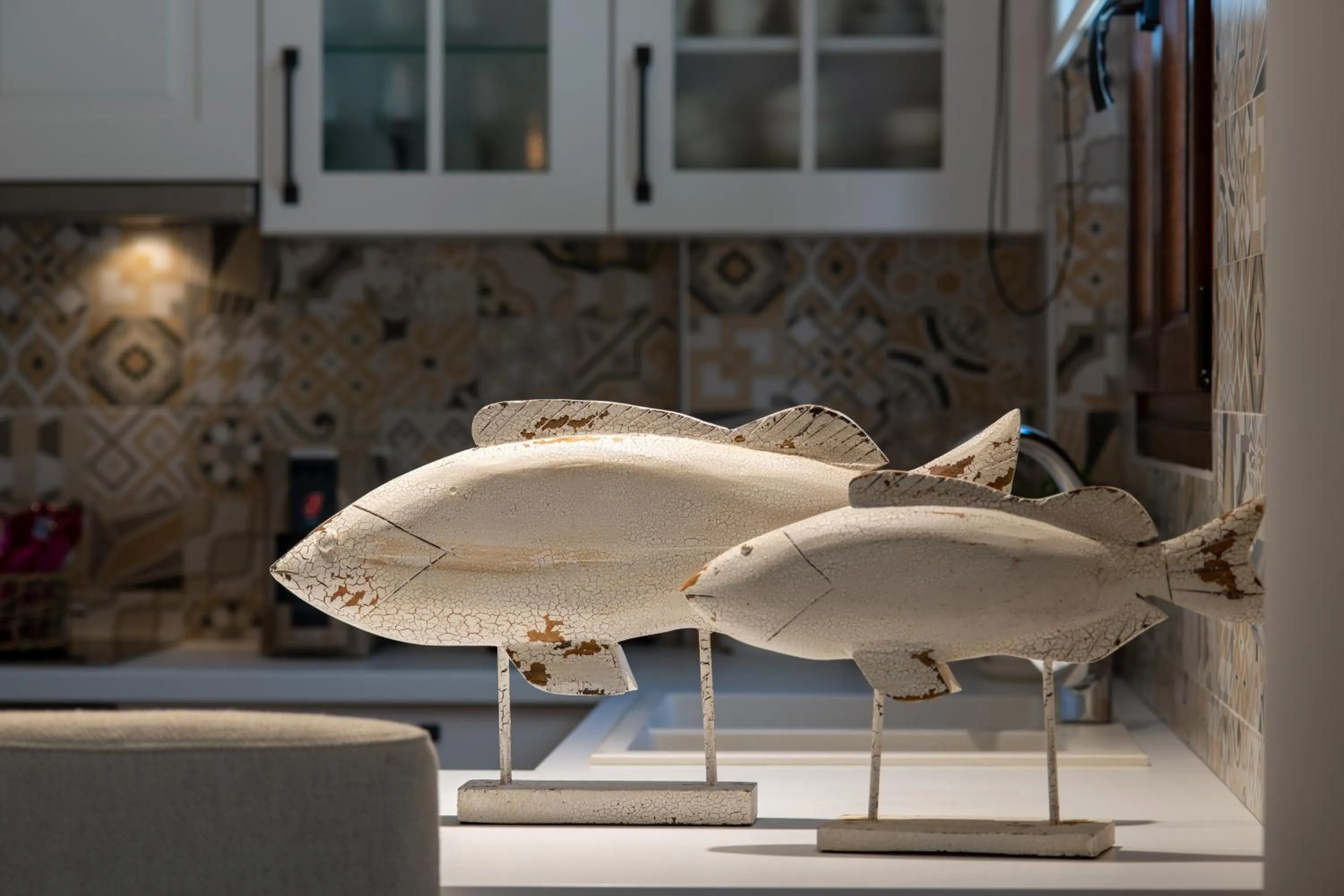 Decorative detail in Valtos Beach Hotel