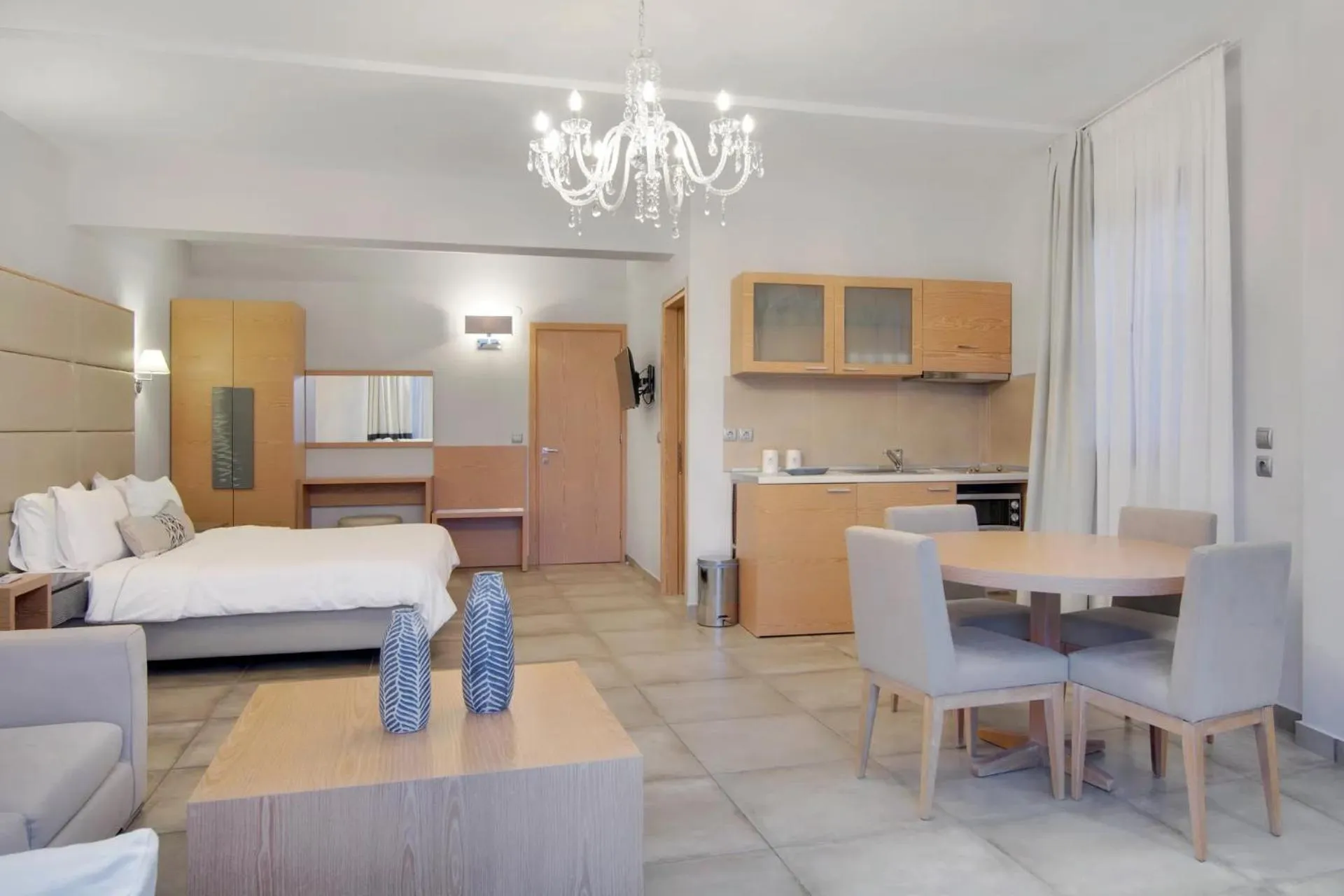 Bed in Valtos Beach Hotel