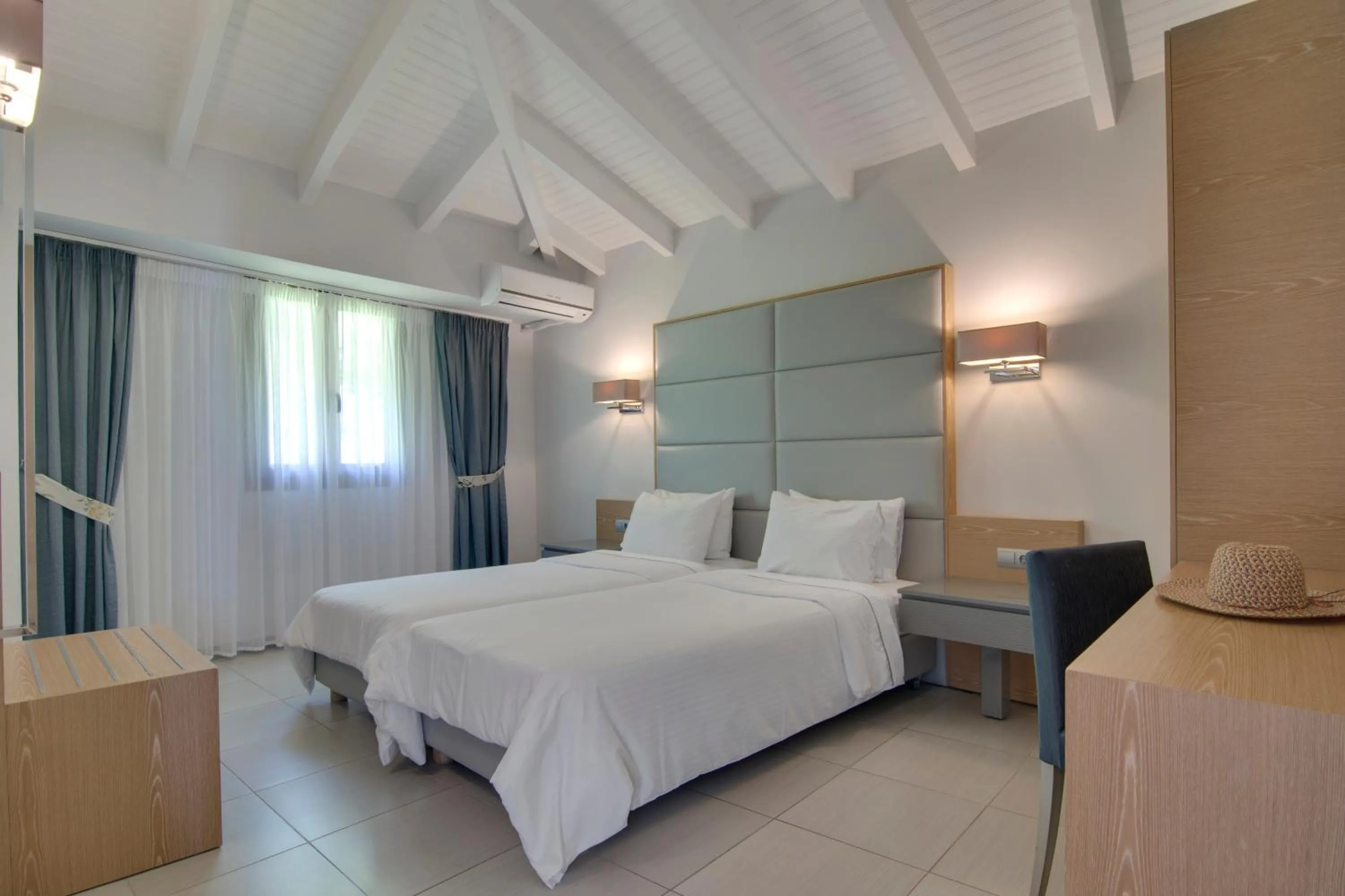 Bed in Valtos Beach Hotel