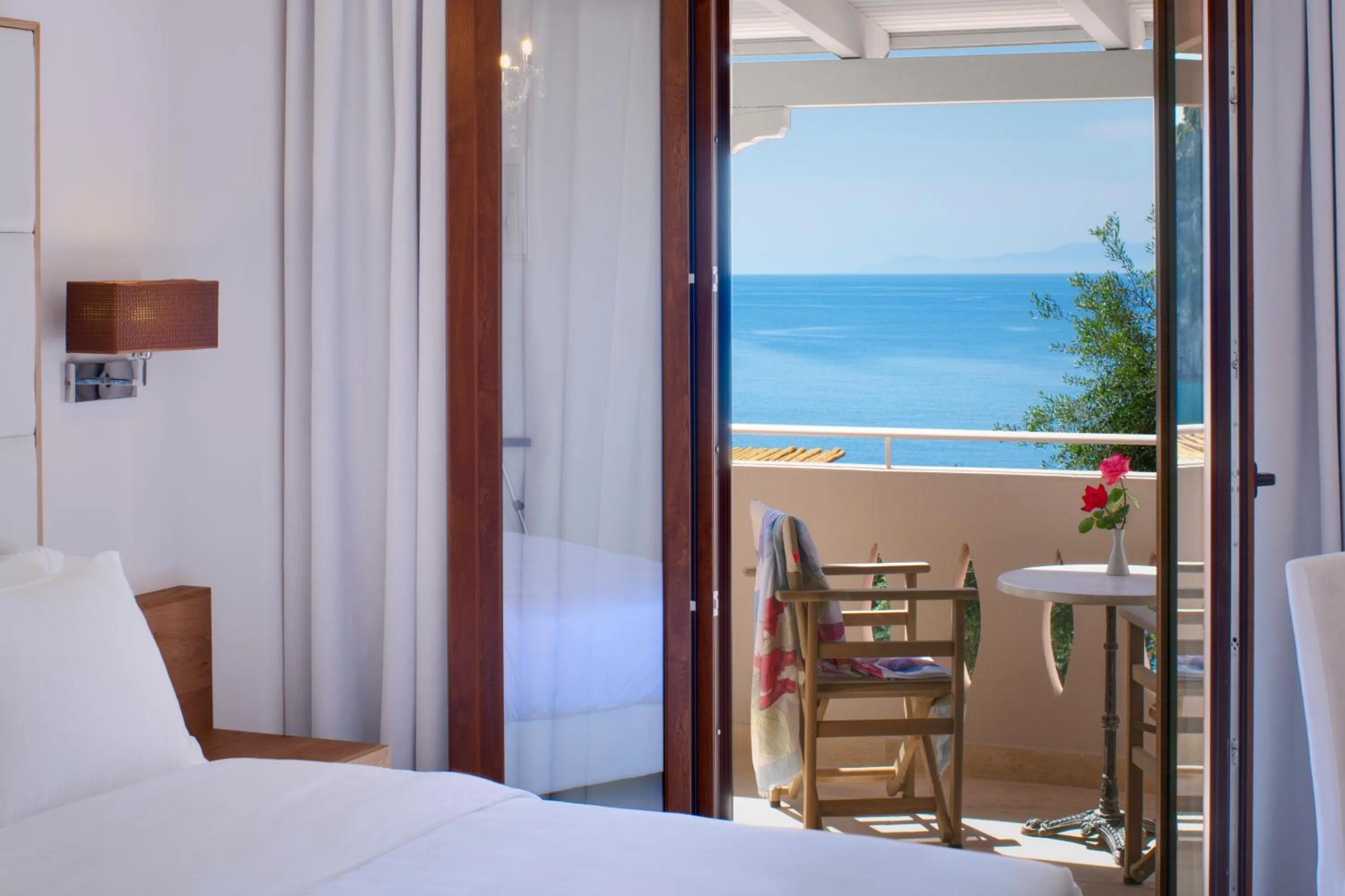 Bed in Valtos Beach Hotel