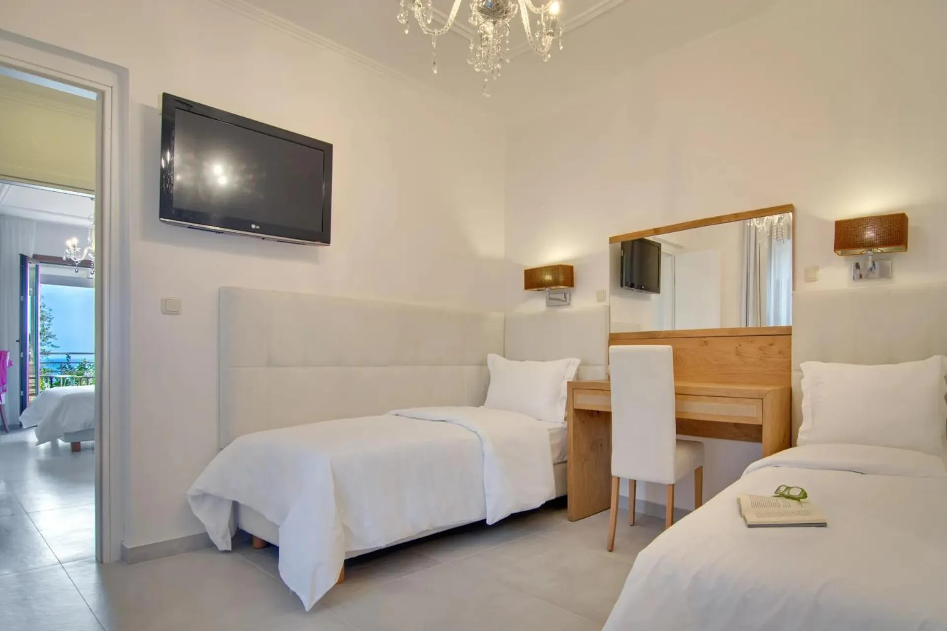 Bed in Valtos Beach Hotel