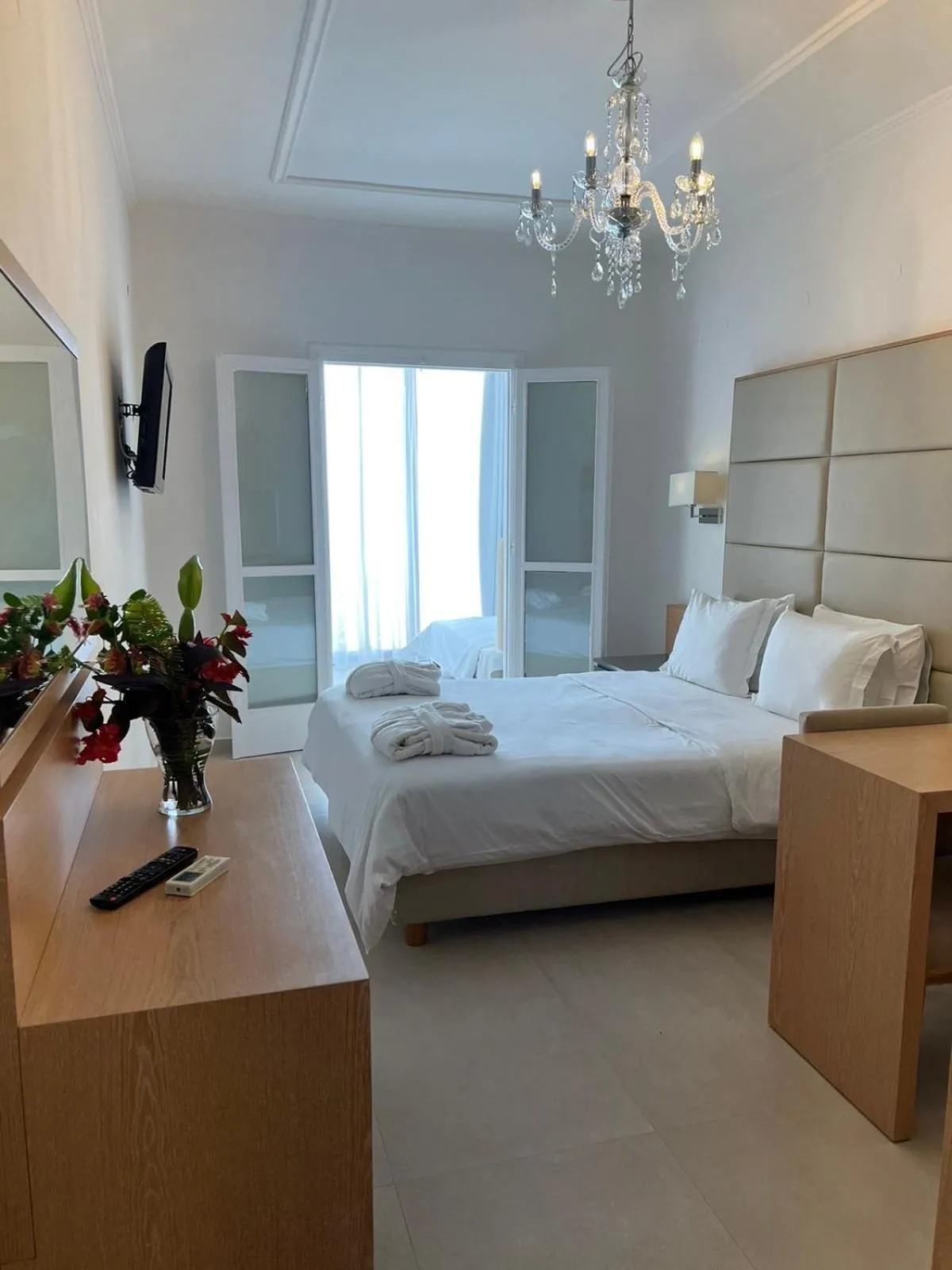 Bed in Valtos Beach Hotel