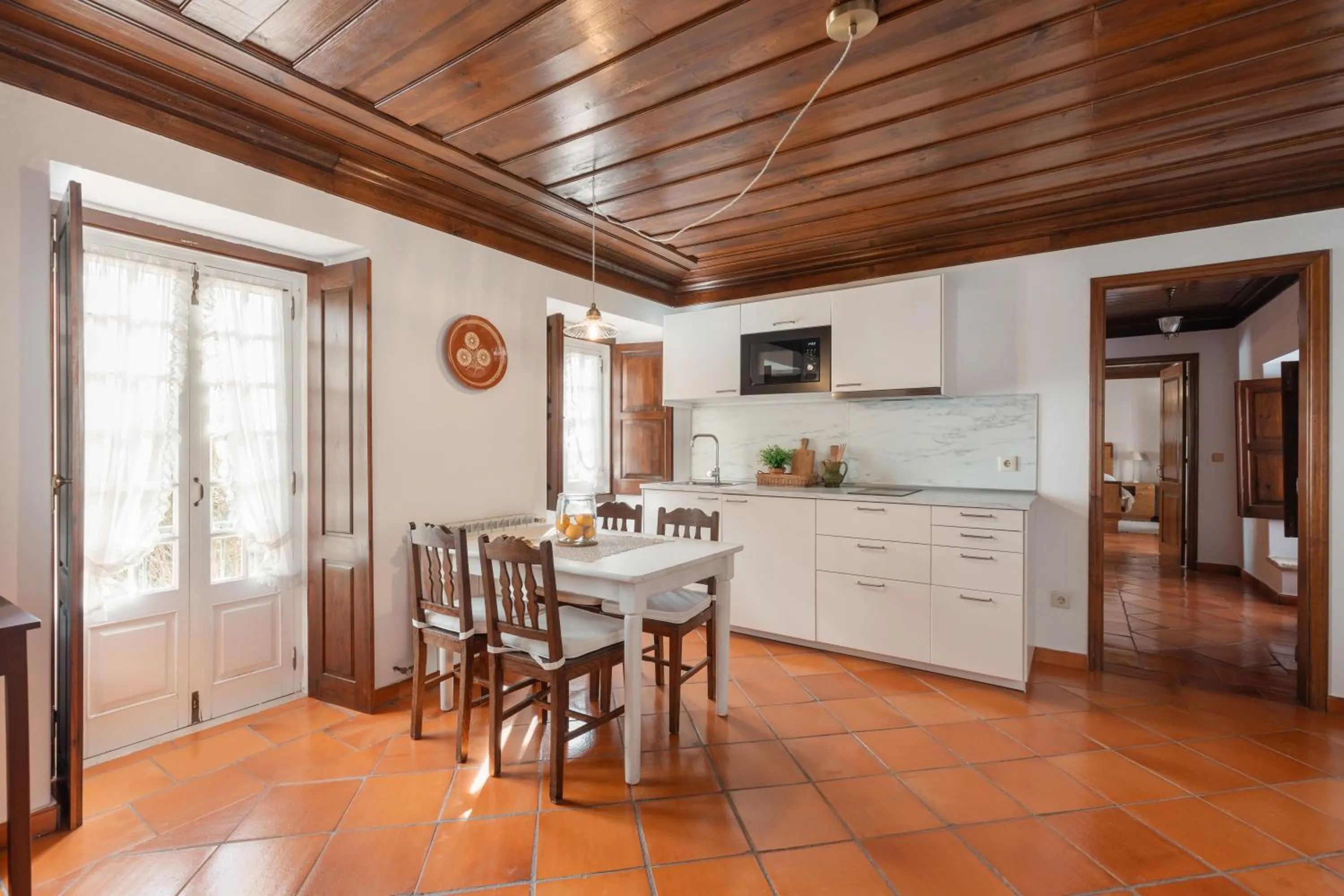 Kitchen or kitchenette in Casa Da Avo Genoveva