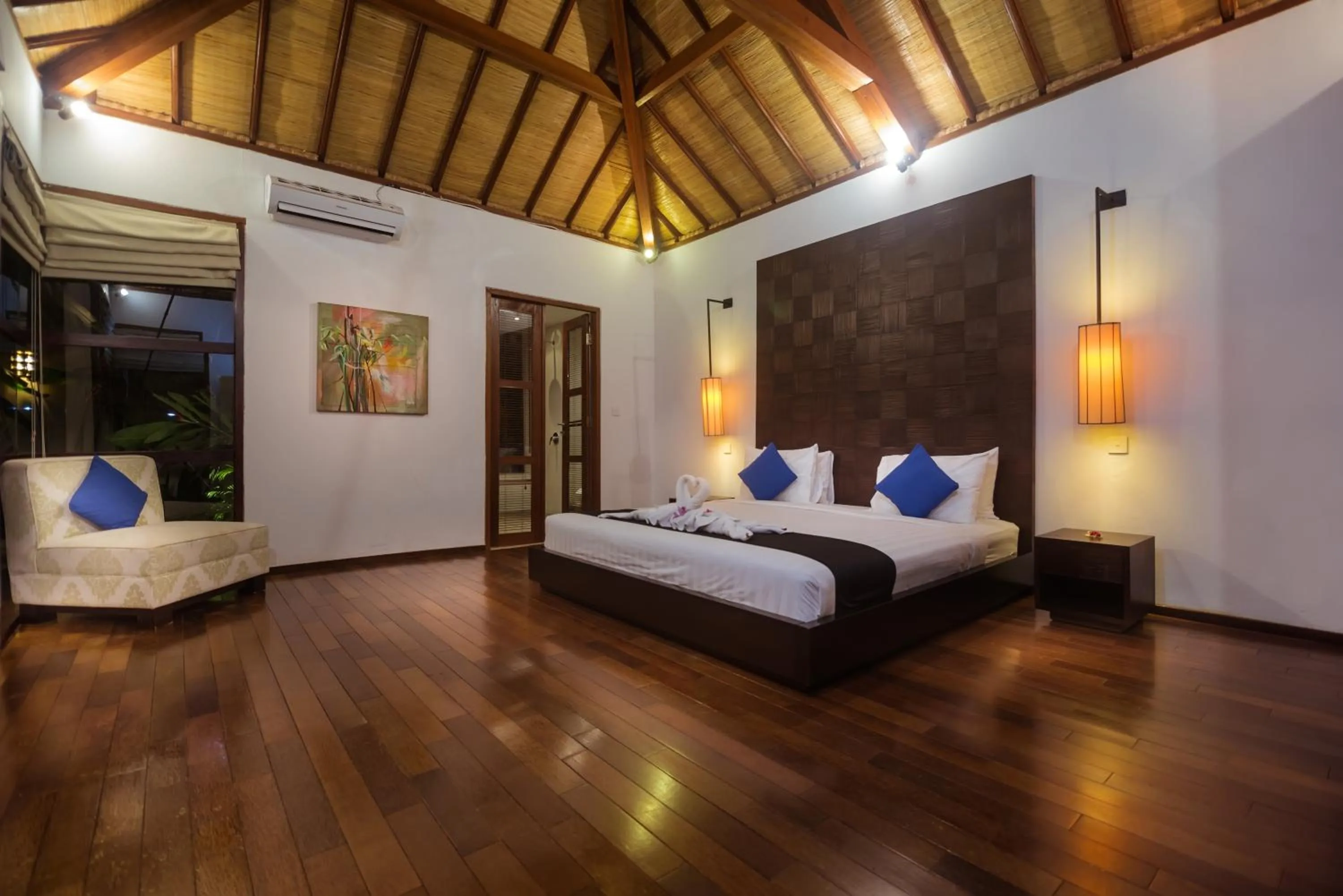 Bedroom, Bed in Arama Riverside 5 Bedrooms by Villas Direct Bali