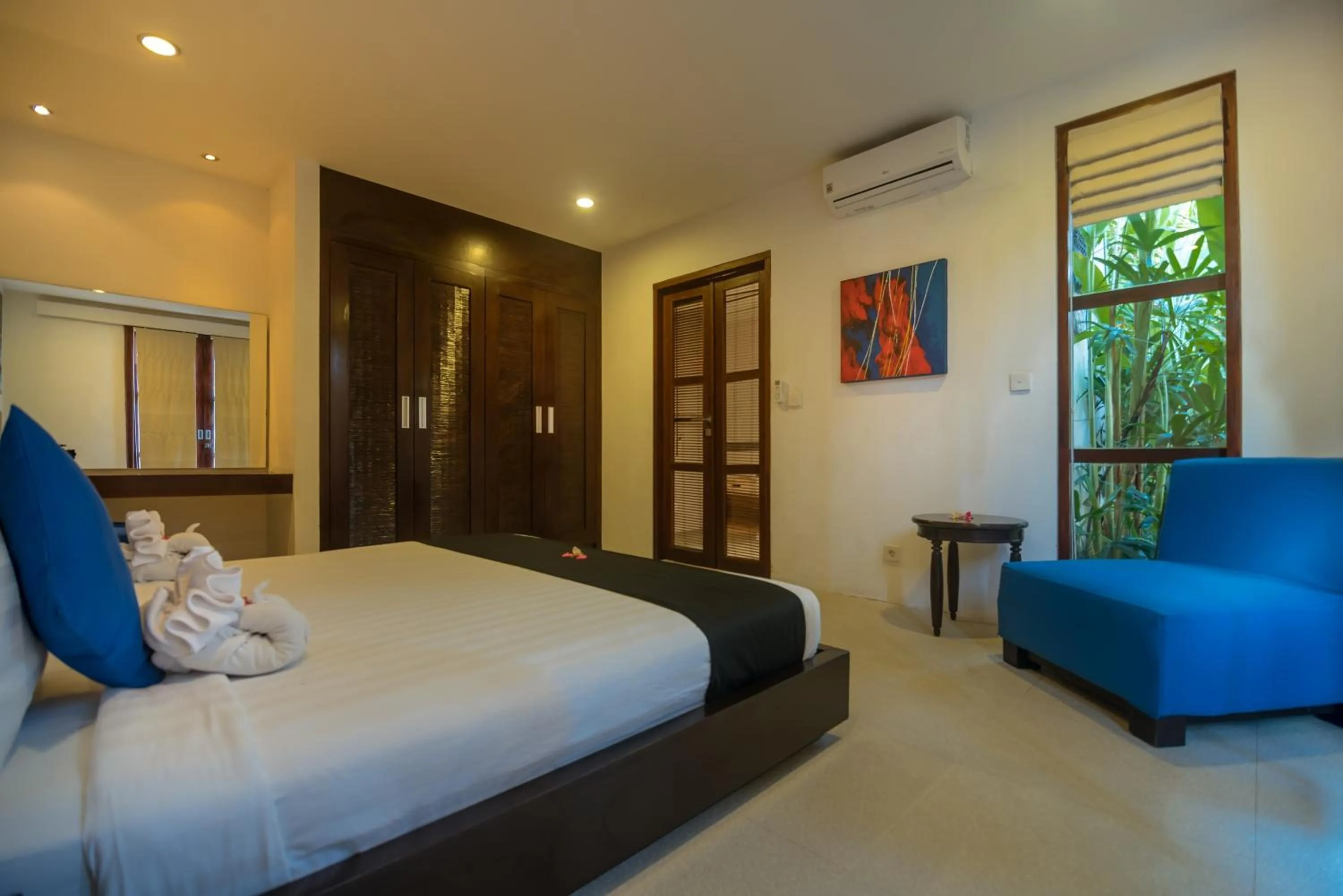Bedroom, Bed in Arama Riverside 5 Bedrooms by Villas Direct Bali