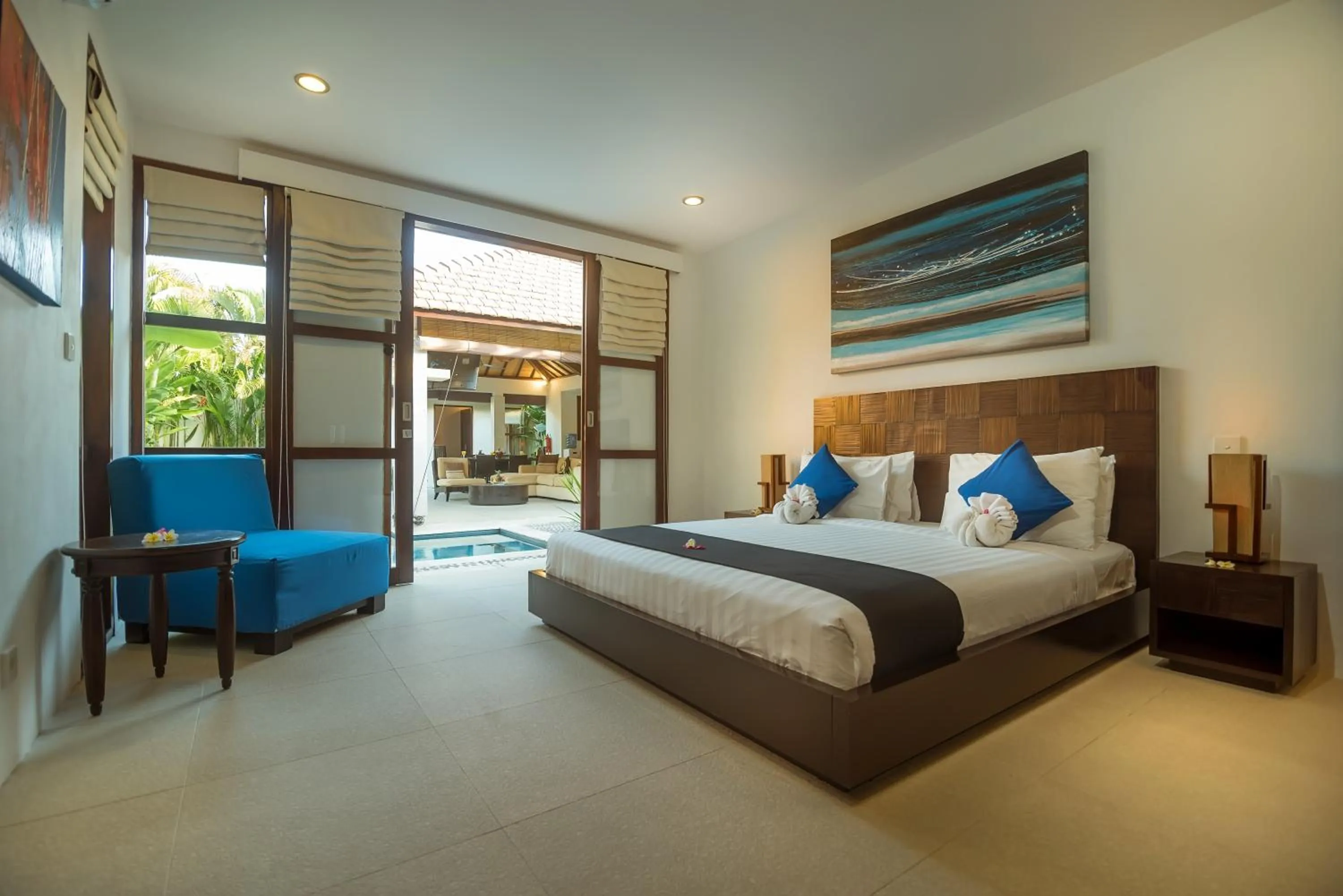 Photo of the whole room, Bed in Arama Riverside 5 Bedrooms by Villas Direct Bali