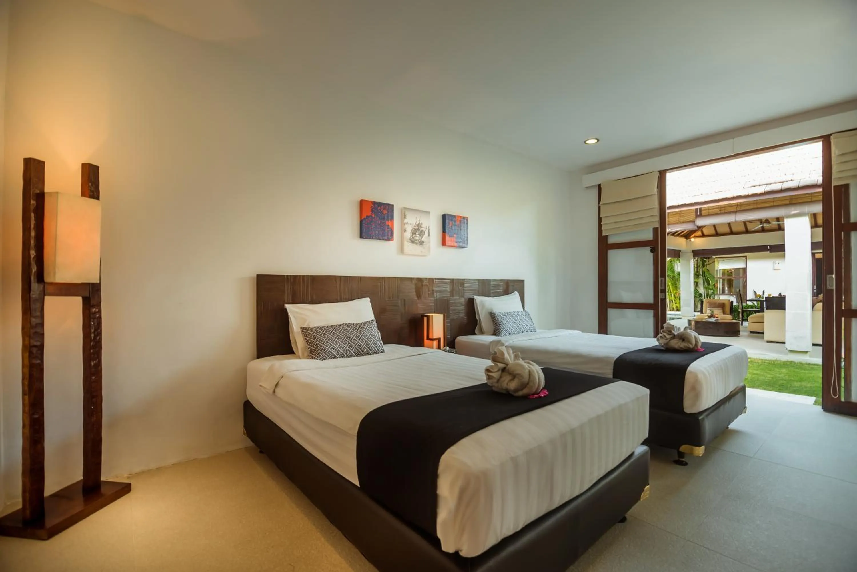 Bedroom, Bed in Arama Riverside 5 Bedrooms by Villas Direct Bali