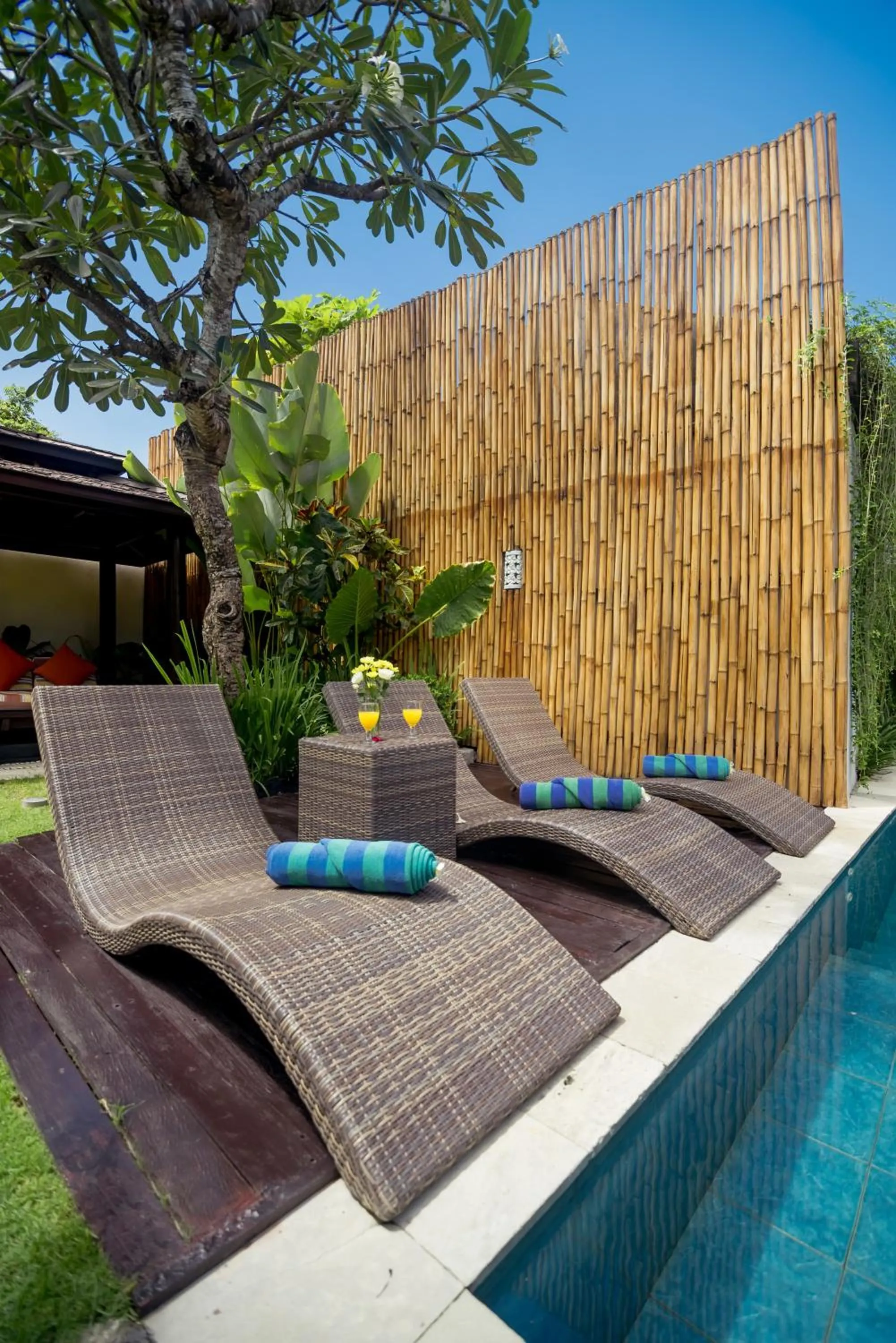 Swimming pool in Arama Riverside 5 Bedrooms by Villas Direct Bali