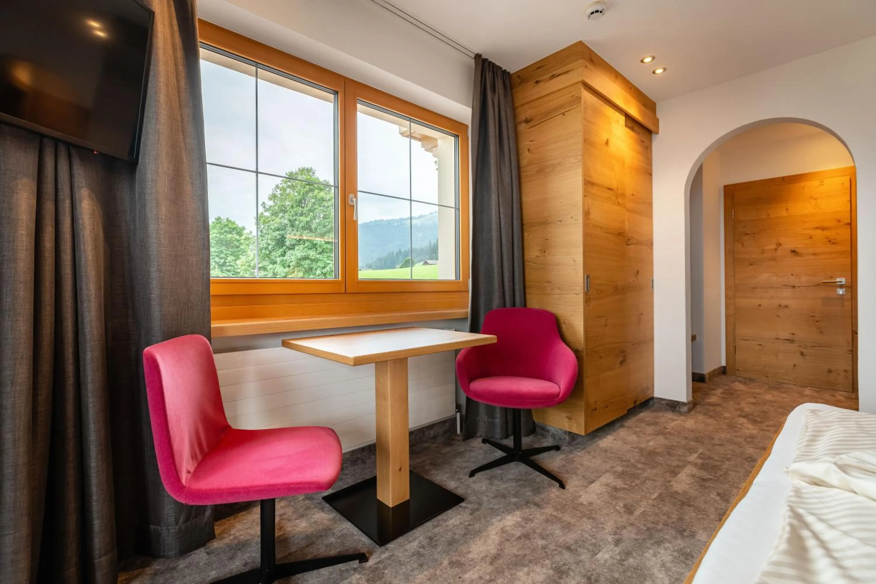 Seating area in Gasthof Almhof