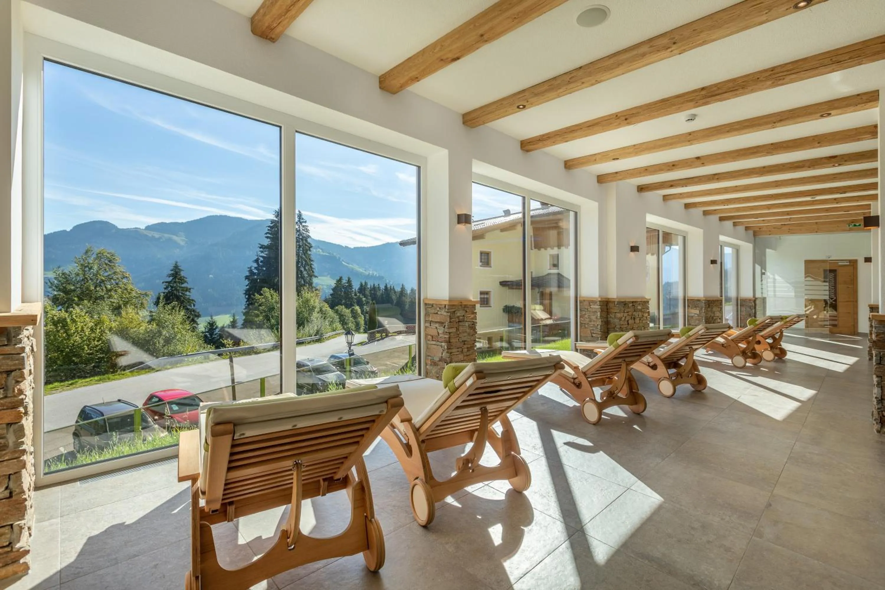 Swimming pool in Gasthof Almhof