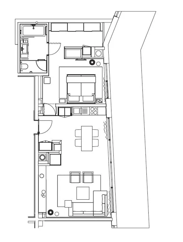 Photo of the whole room in Hotel Zhero – Ischgl/Kappl