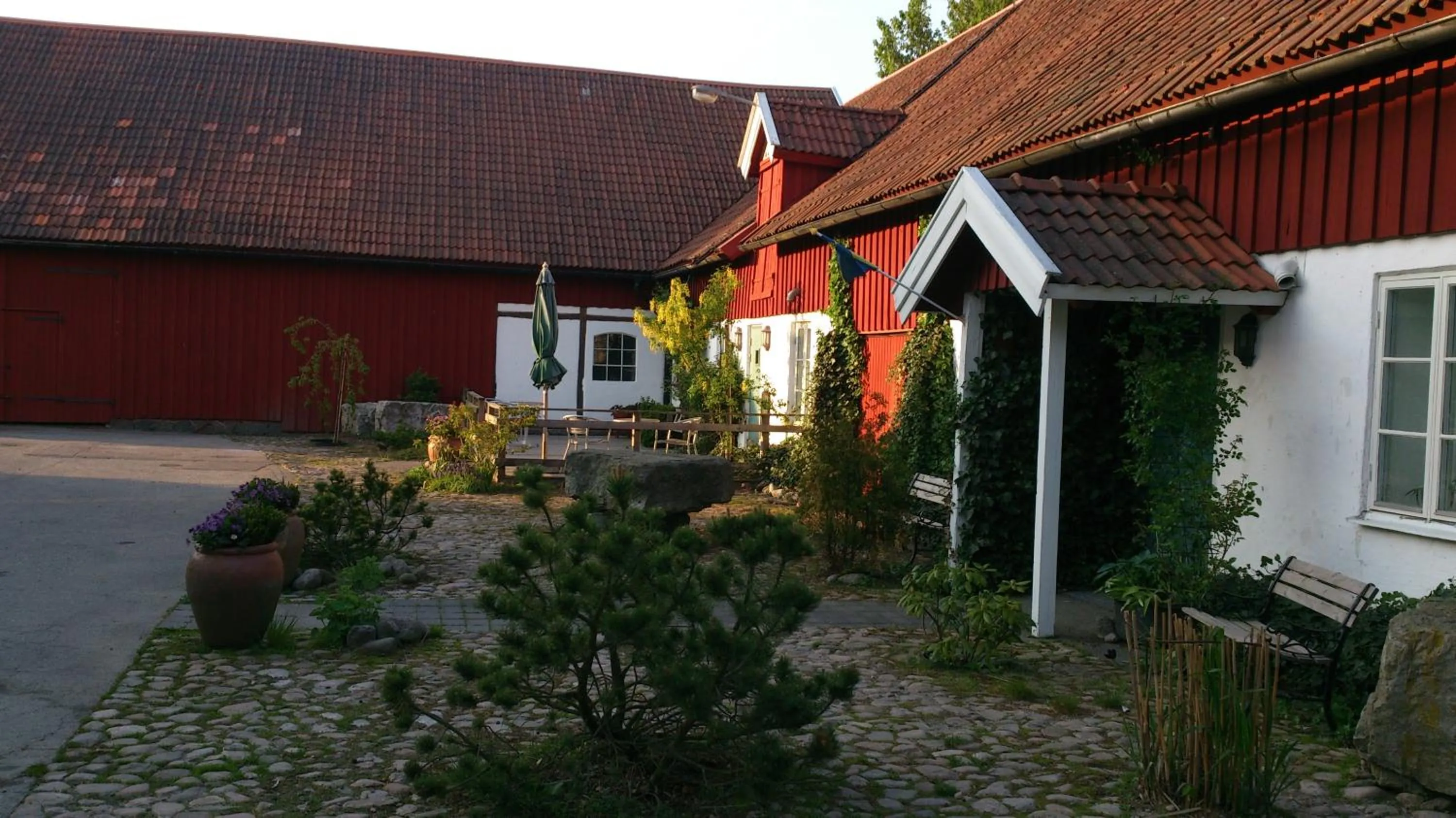 Balcony/Terrace in B&B Ströprodukter
