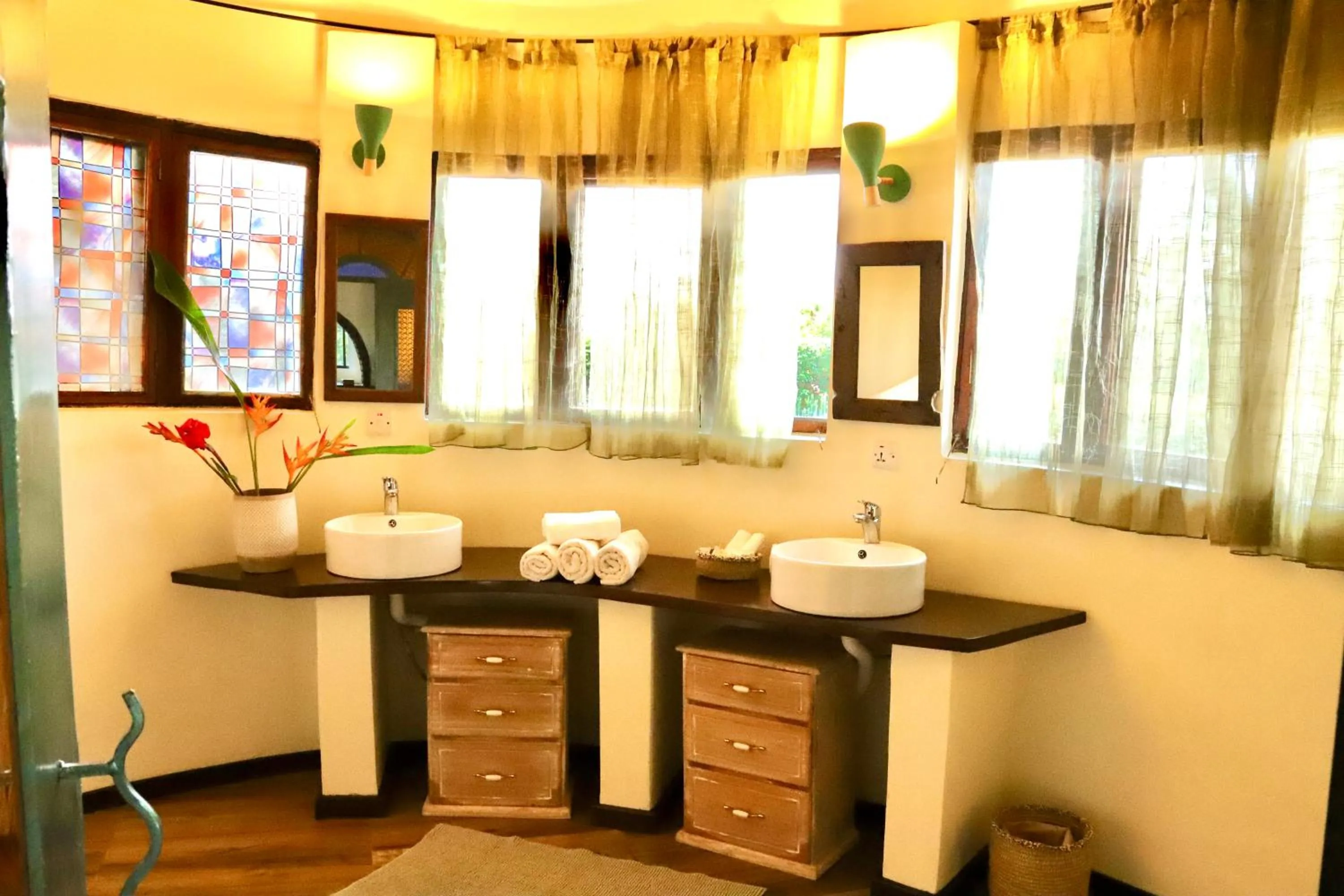 Bathroom in Pink Flamingo Boutique Hotel