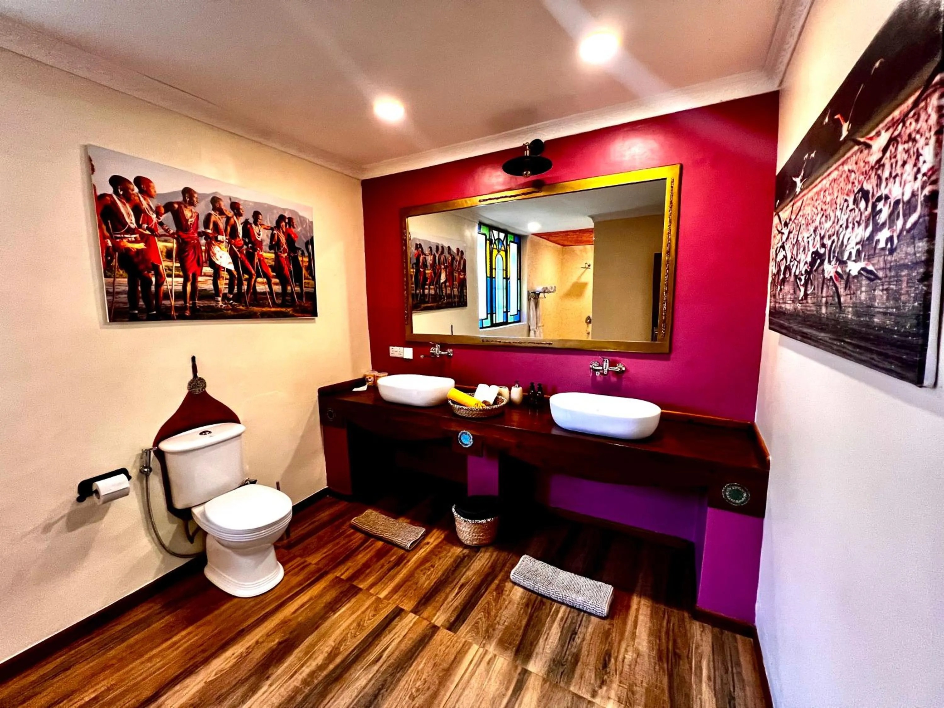 Bathroom in Pink Flamingo Boutique Hotel