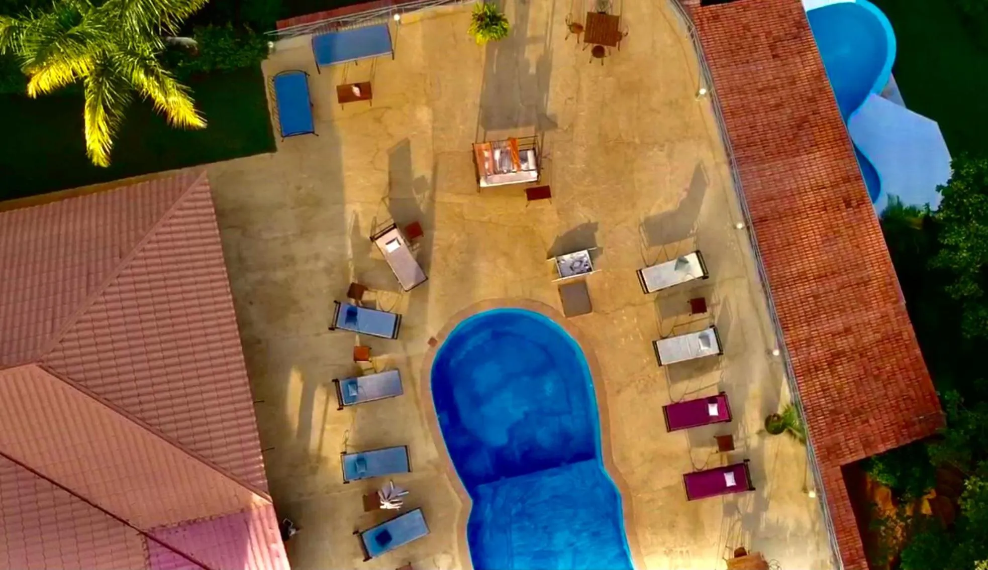 Bird's eye view in Pink Flamingo Boutique Hotel