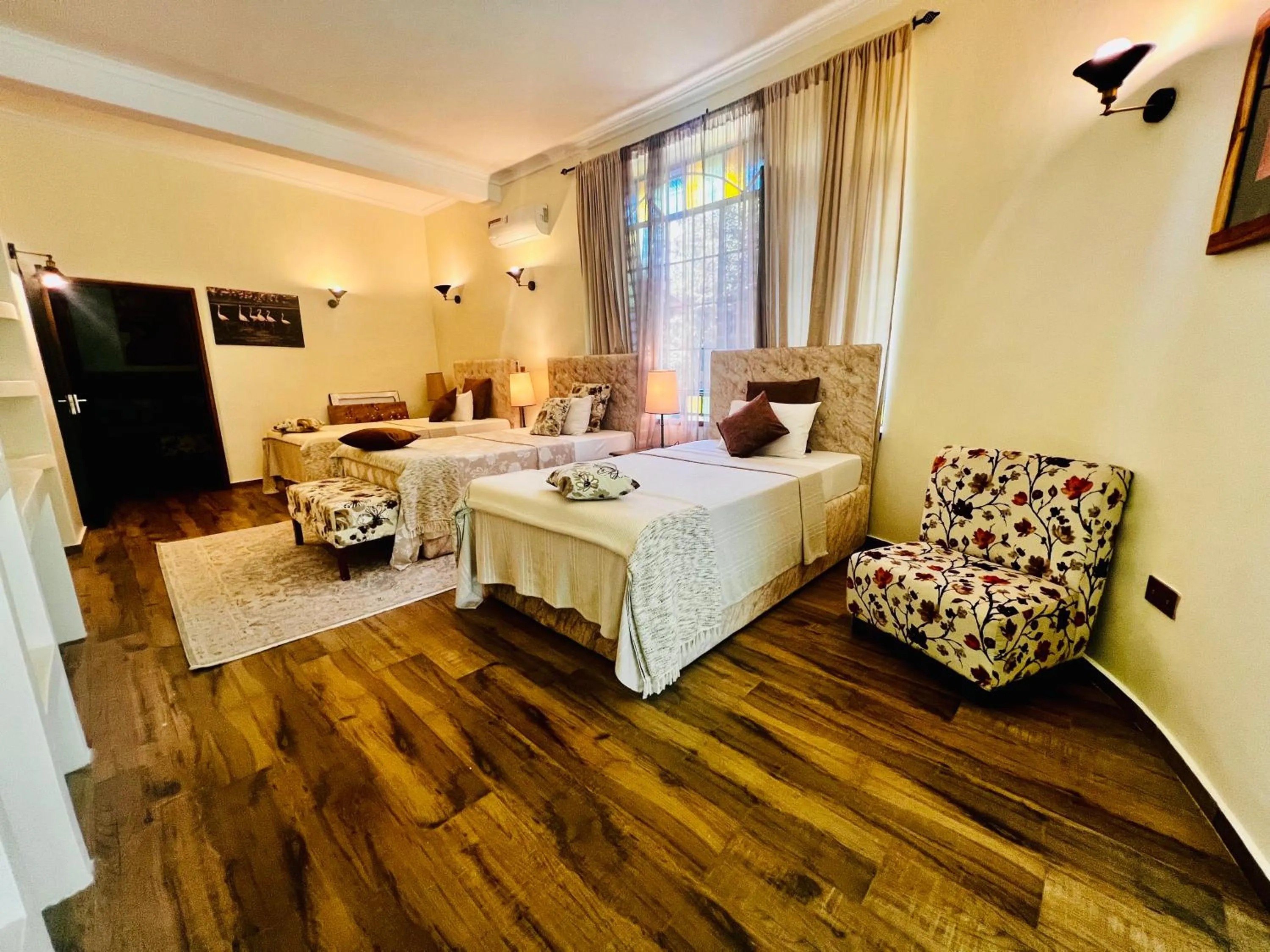 Bedroom, Bed in Pink Flamingo Boutique Hotel