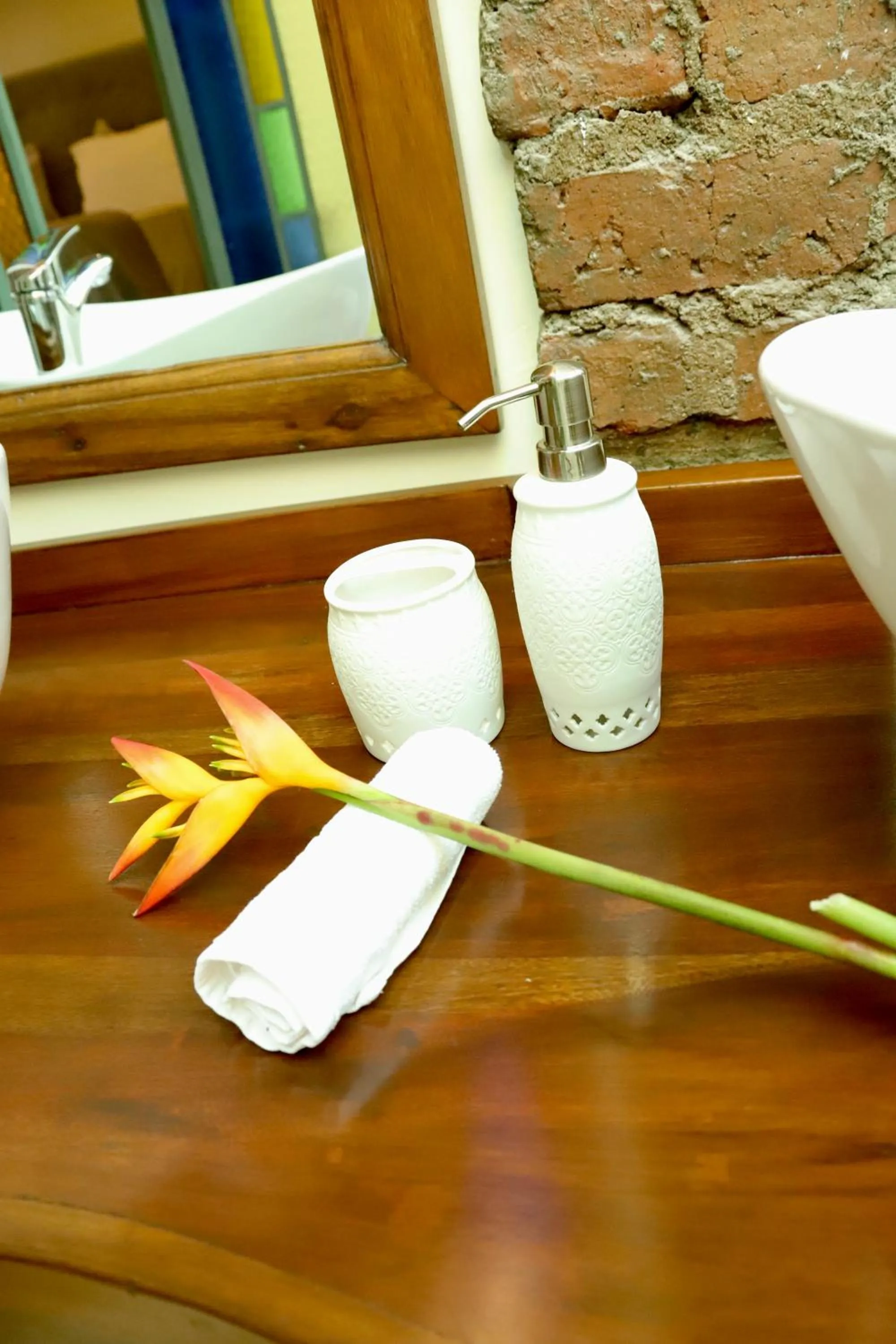 Bathroom in Pink Flamingo Boutique Hotel