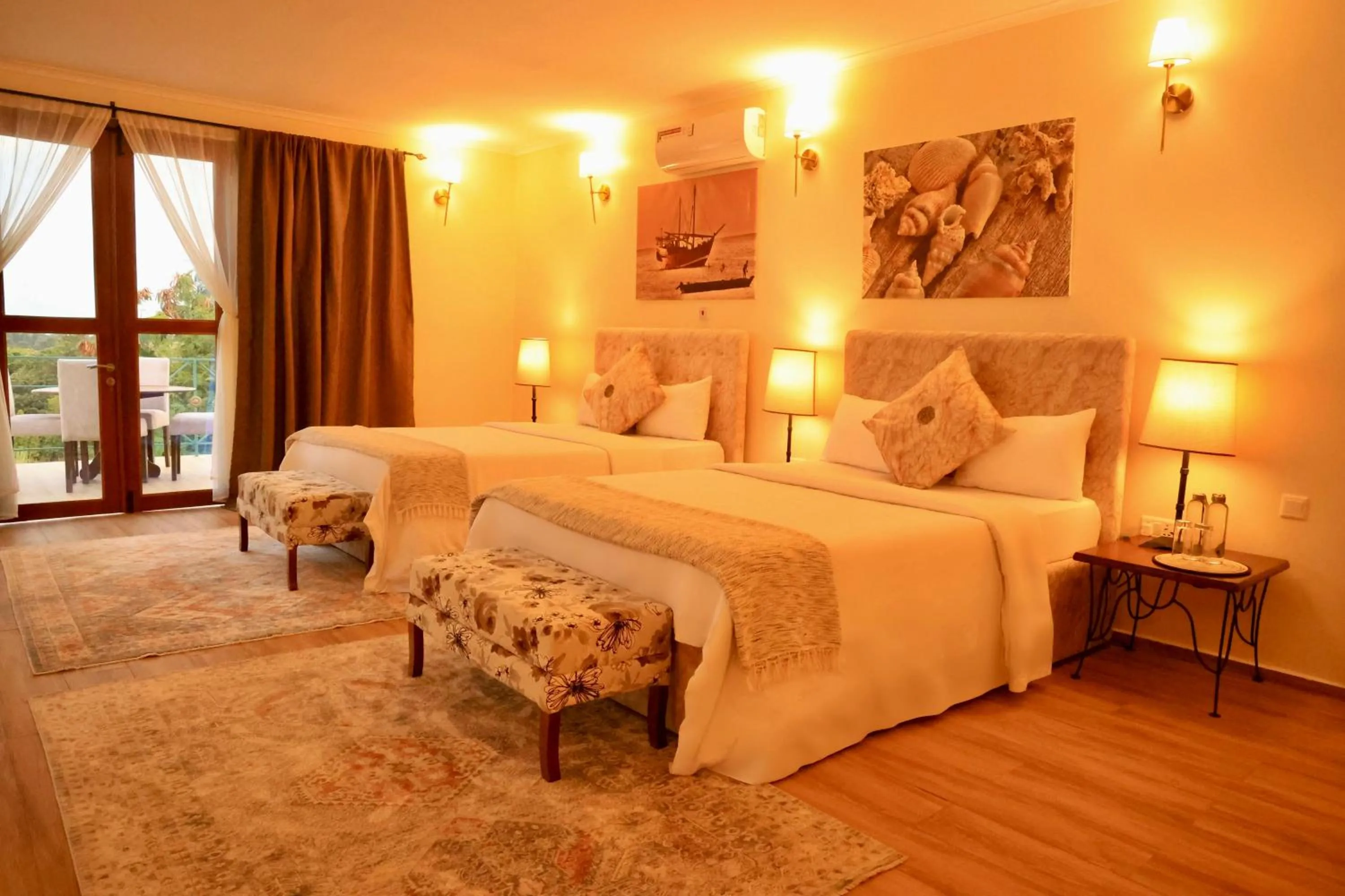 Bedroom, Bed in Pink Flamingo Boutique Hotel