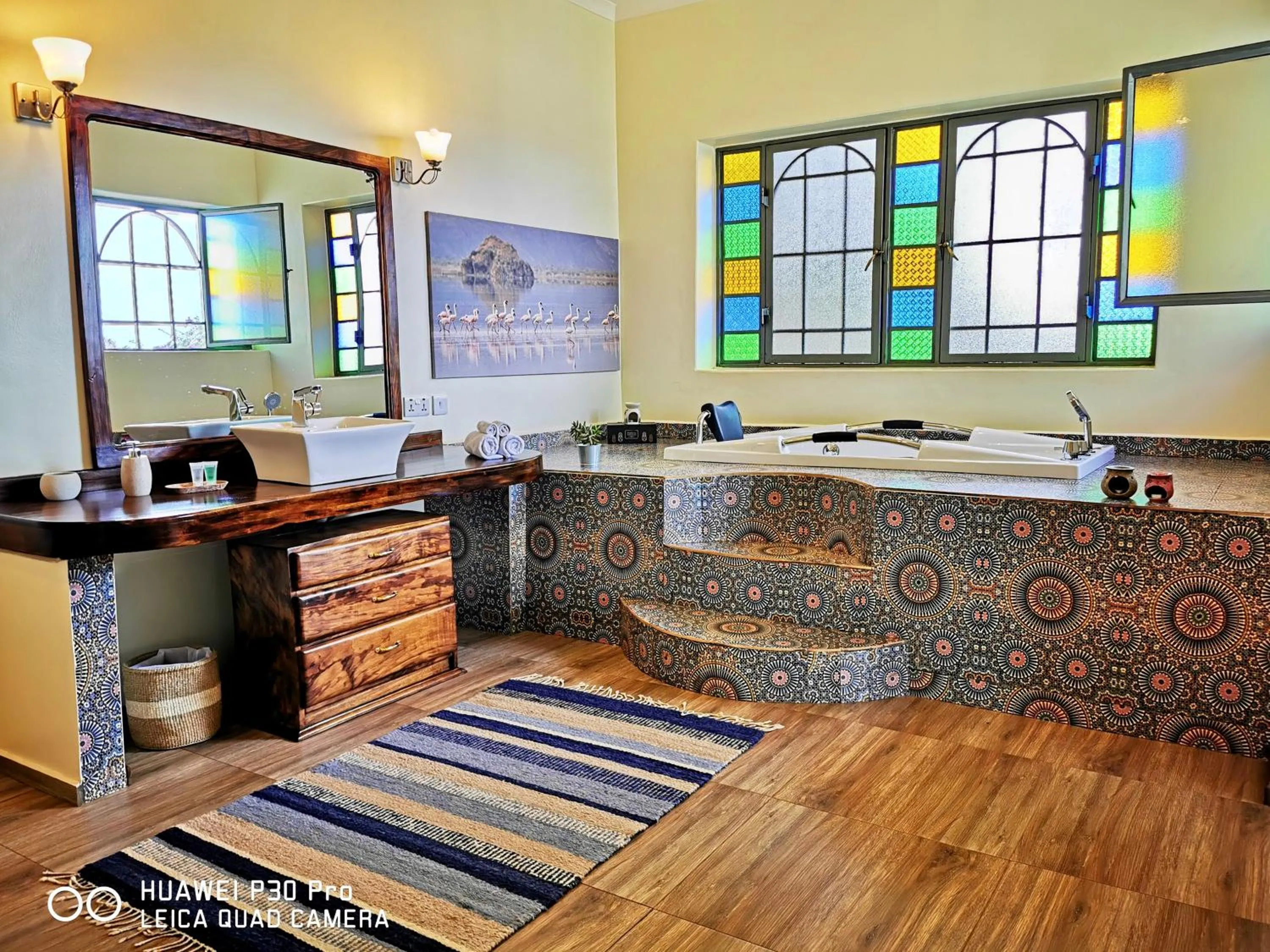 Bathroom in Pink Flamingo Boutique Hotel