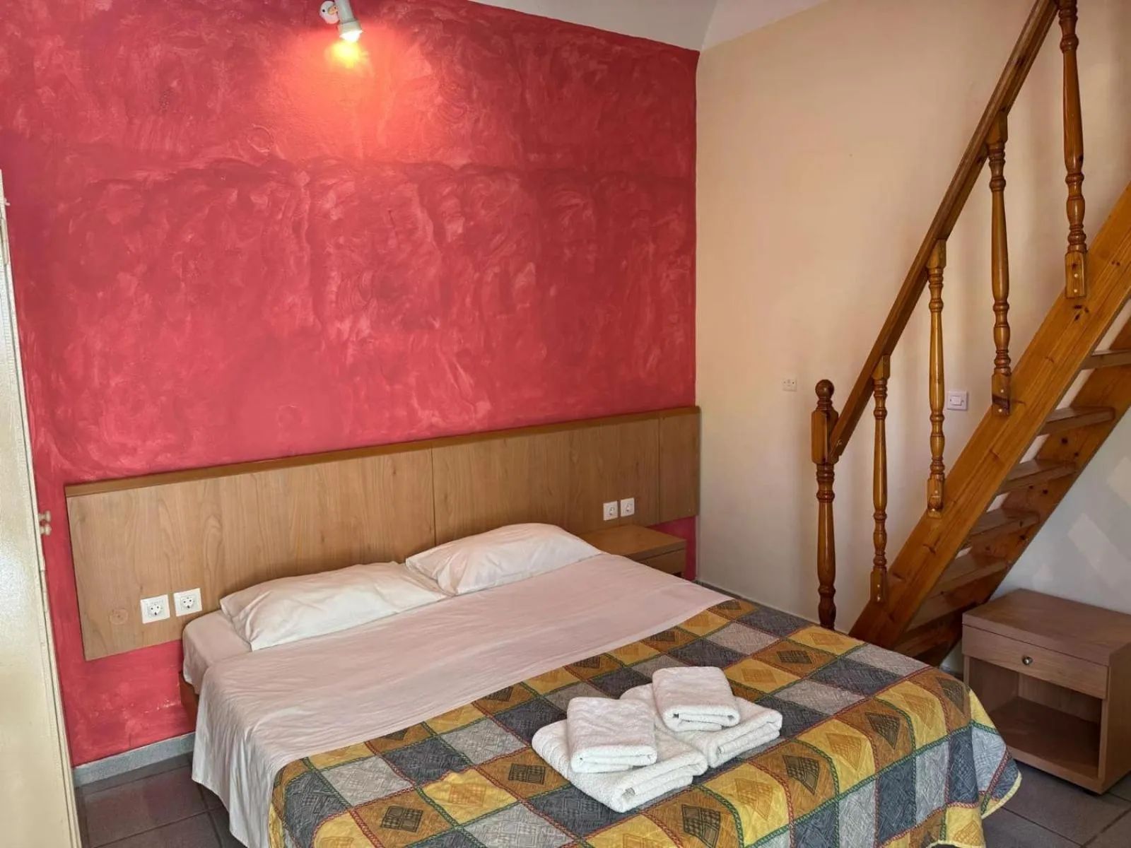 Bedroom, Bed in Villa Markos