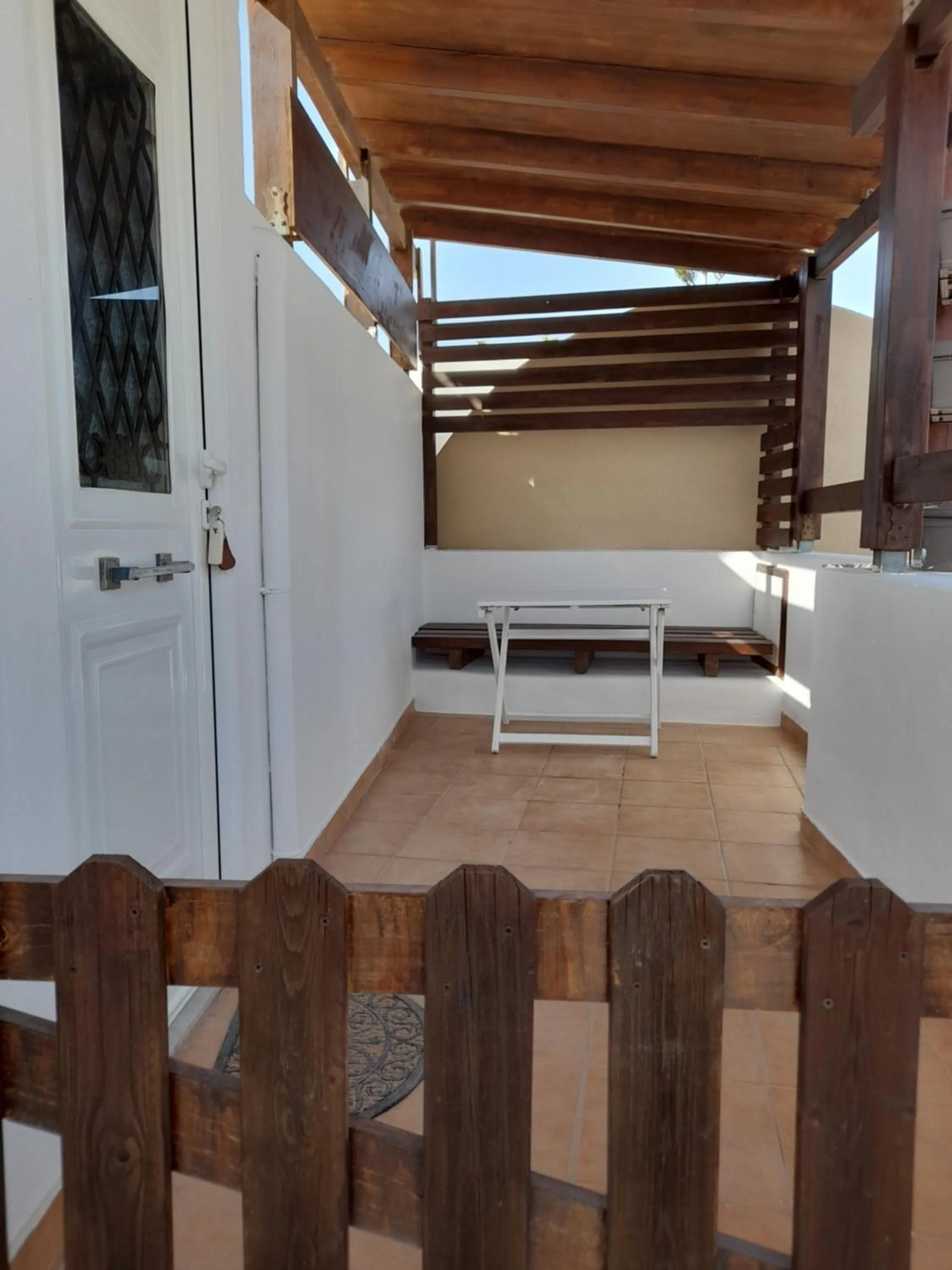 Balcony/Terrace, Bed in Villa Markos